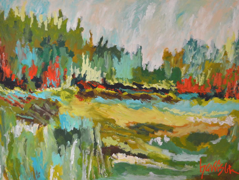 Wind Off the Marsh 40 x 30