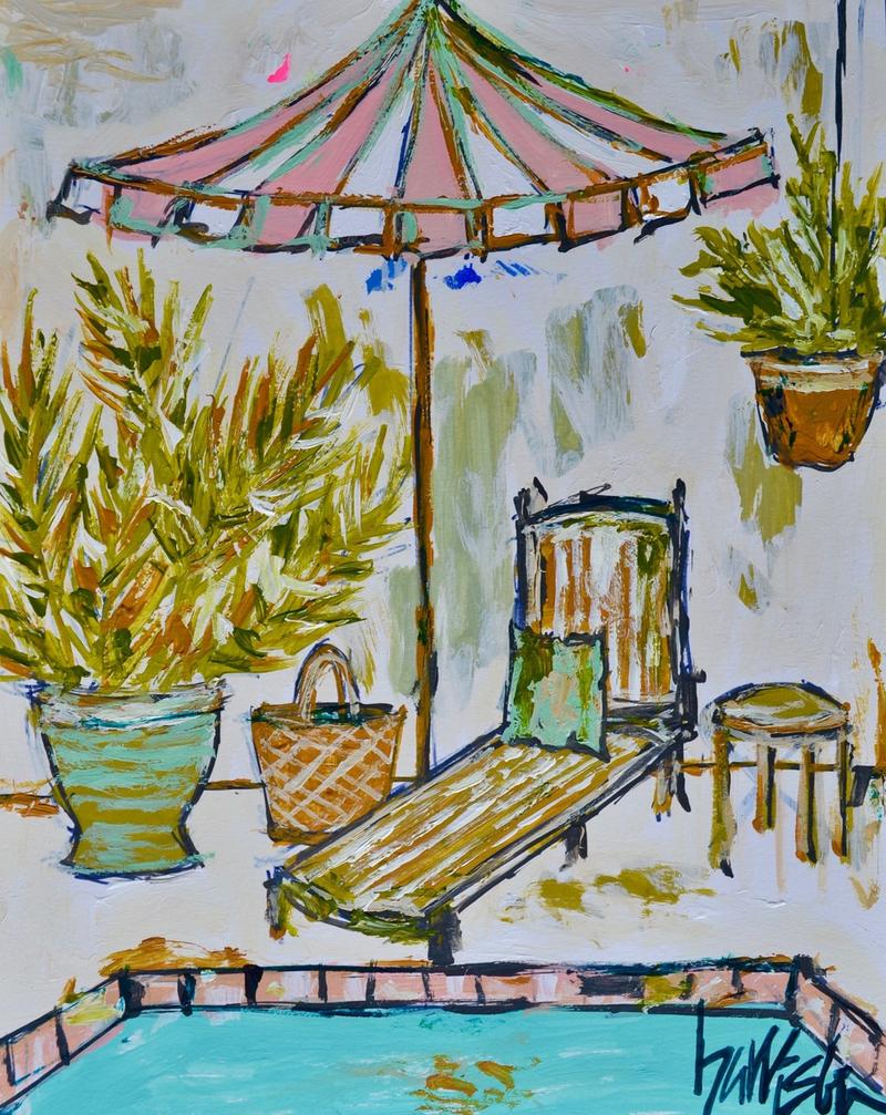 Poolside 3 - 11x14