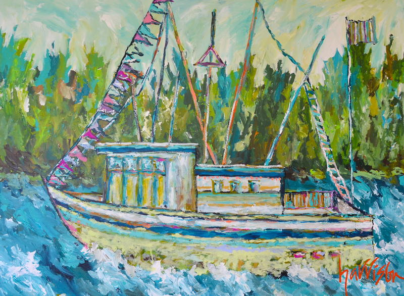 Out On the Water 48 x 36