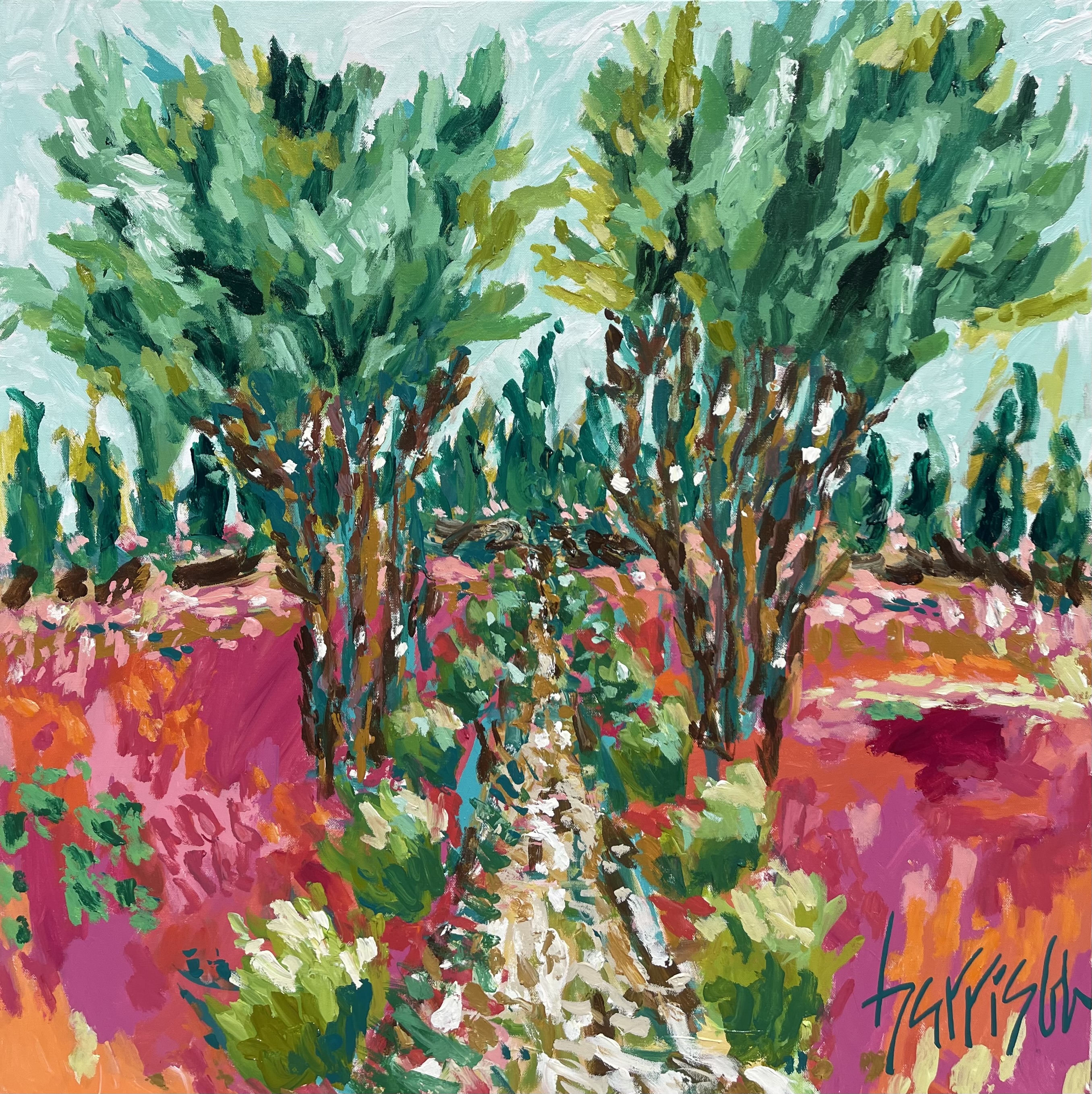 IN THE GARDEN 12 - 36"w x 36"h