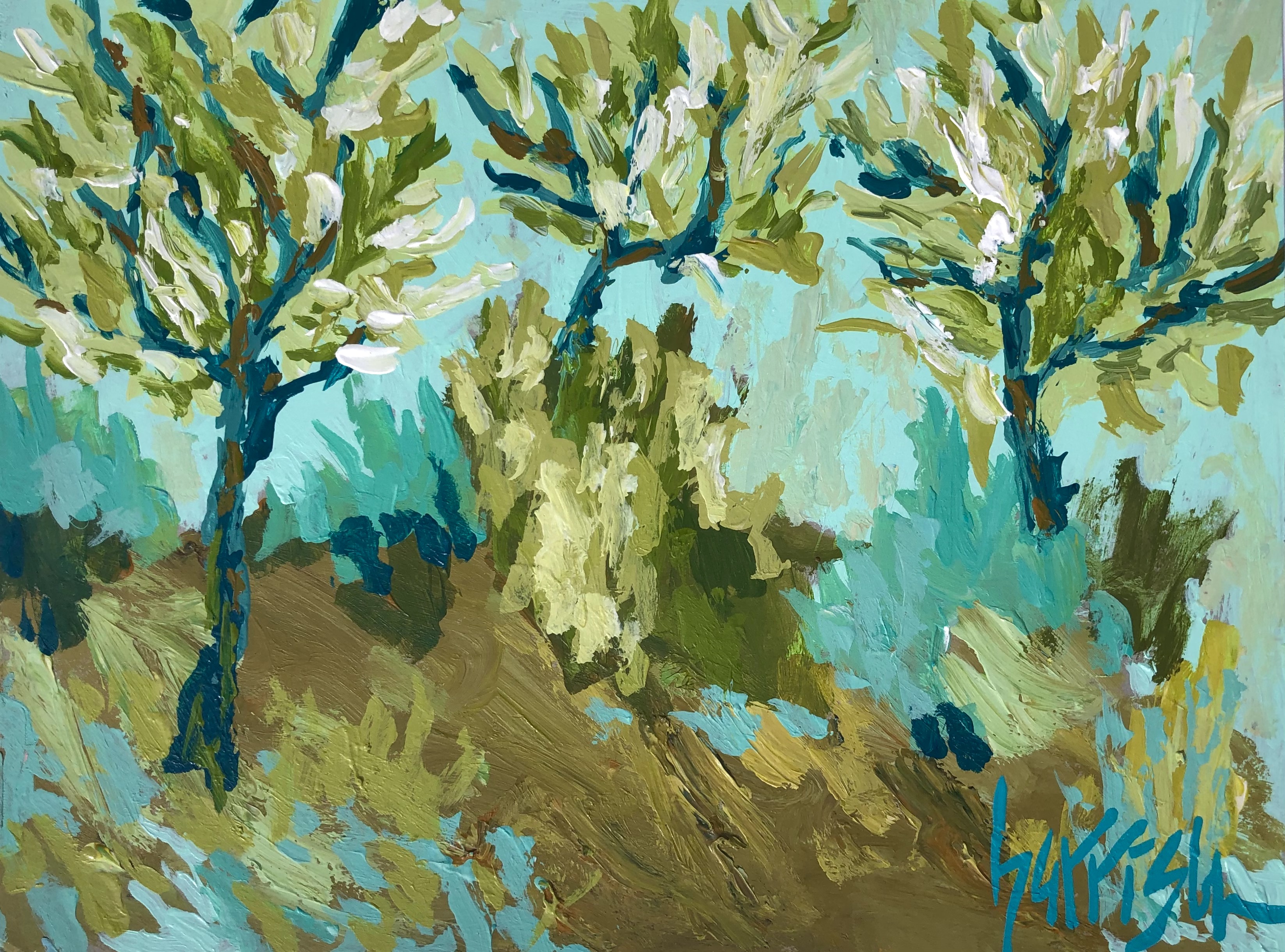 Aix En Provence Trees 1 - 9x12