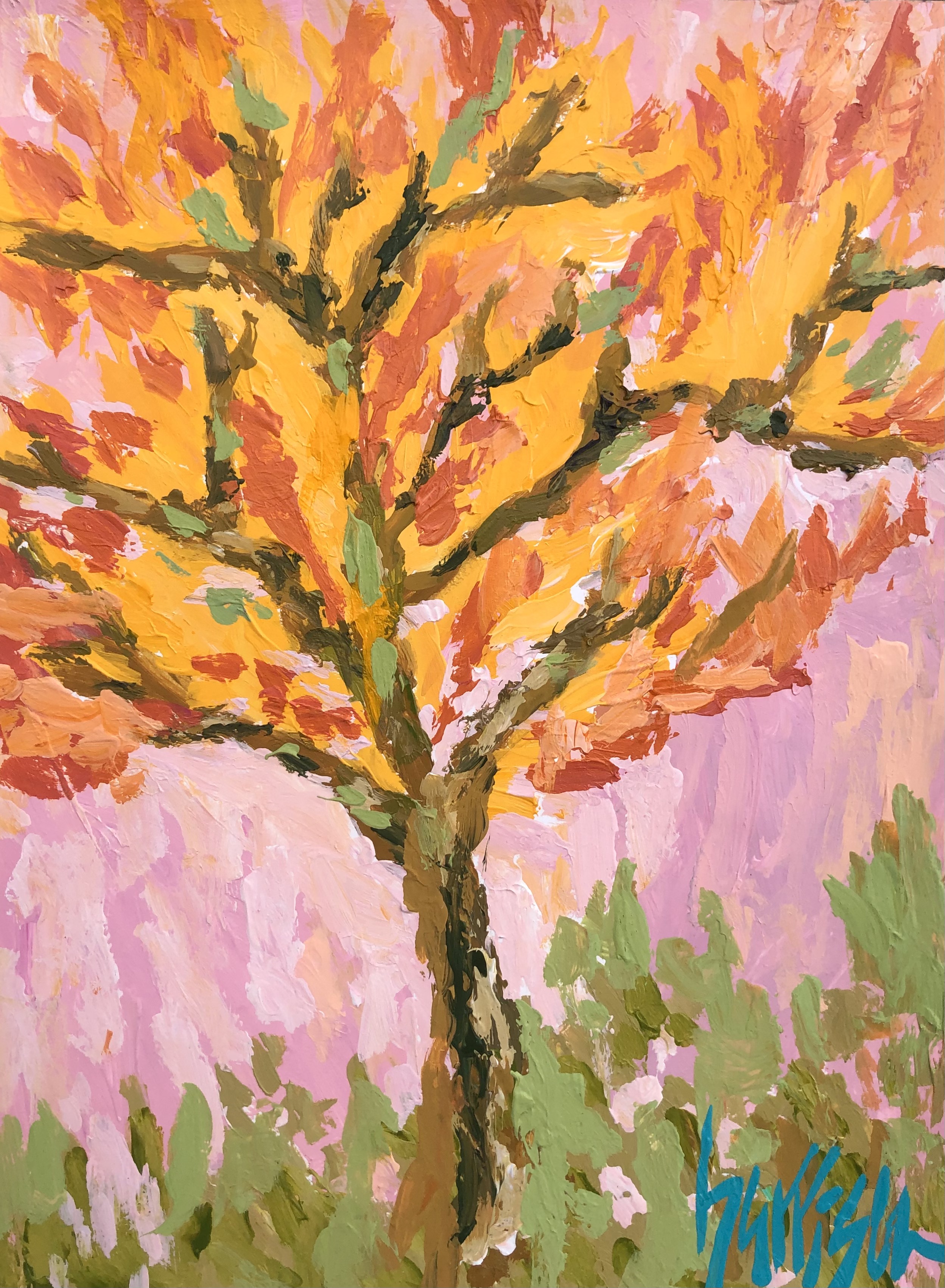 Aix En Provence Trees 2 - 9x12