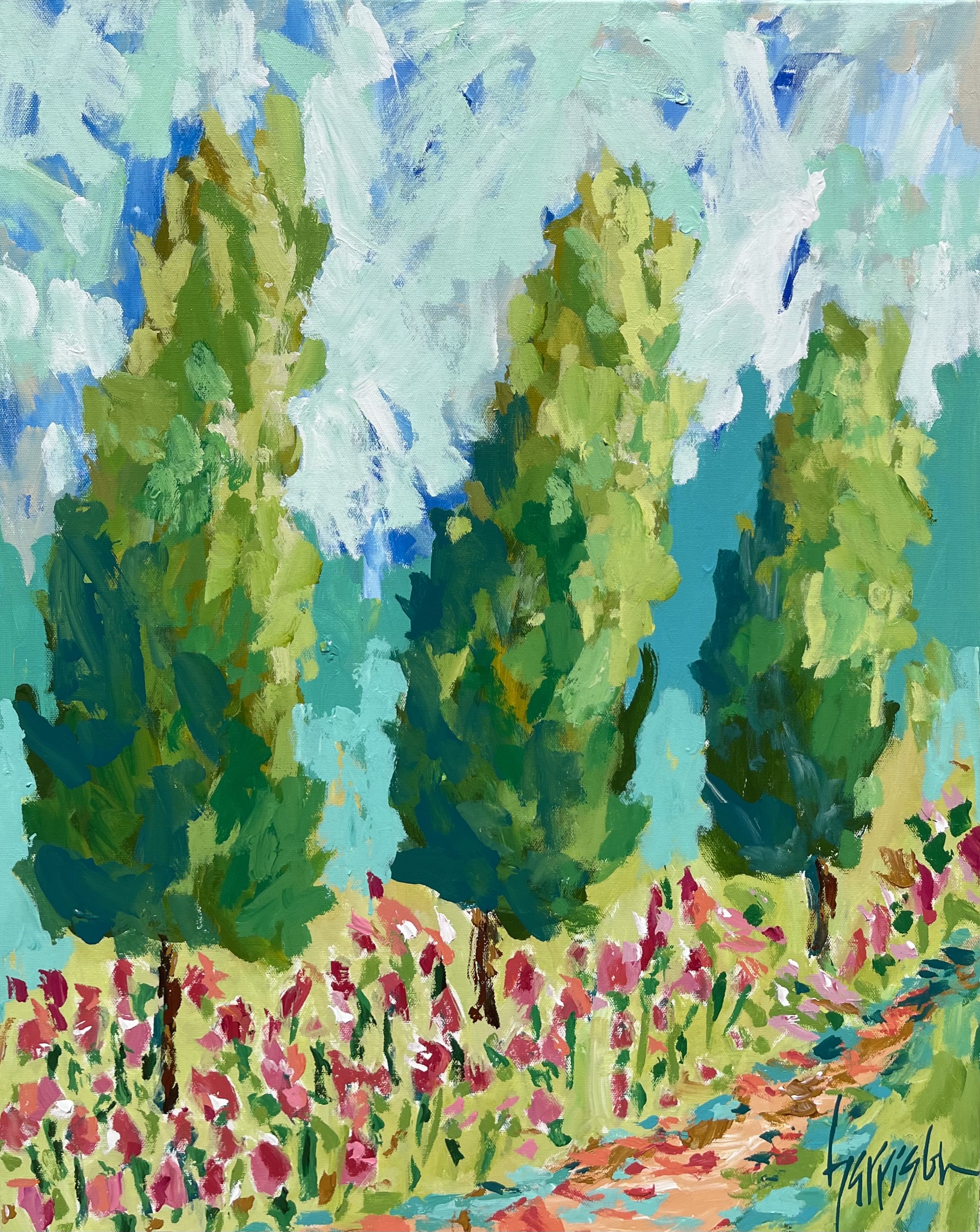IN THE GARDEN 8 - 24"W X 30"H