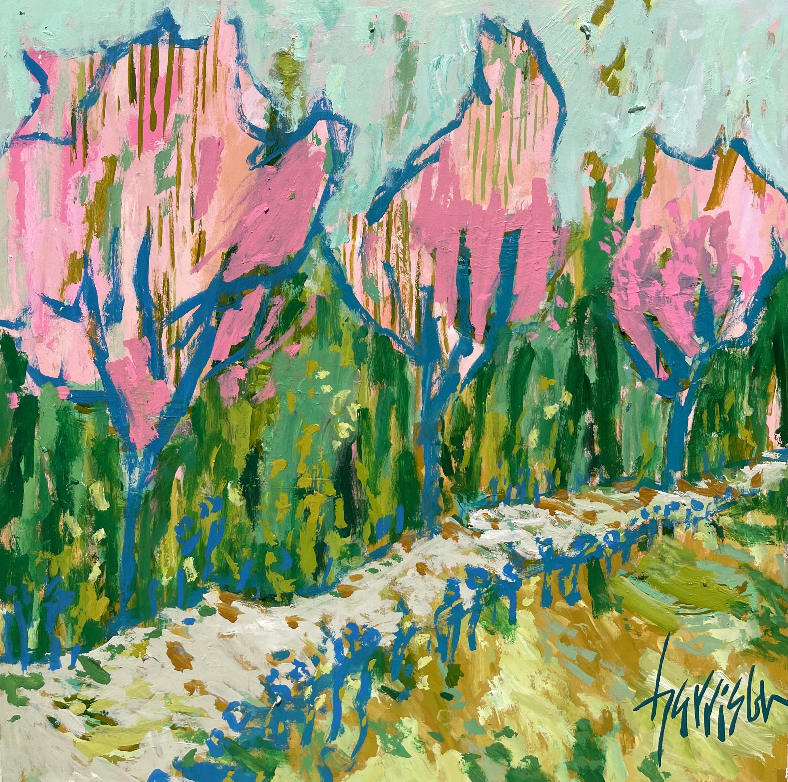 IN THE GARDEN 5 - 30"W X 30"H