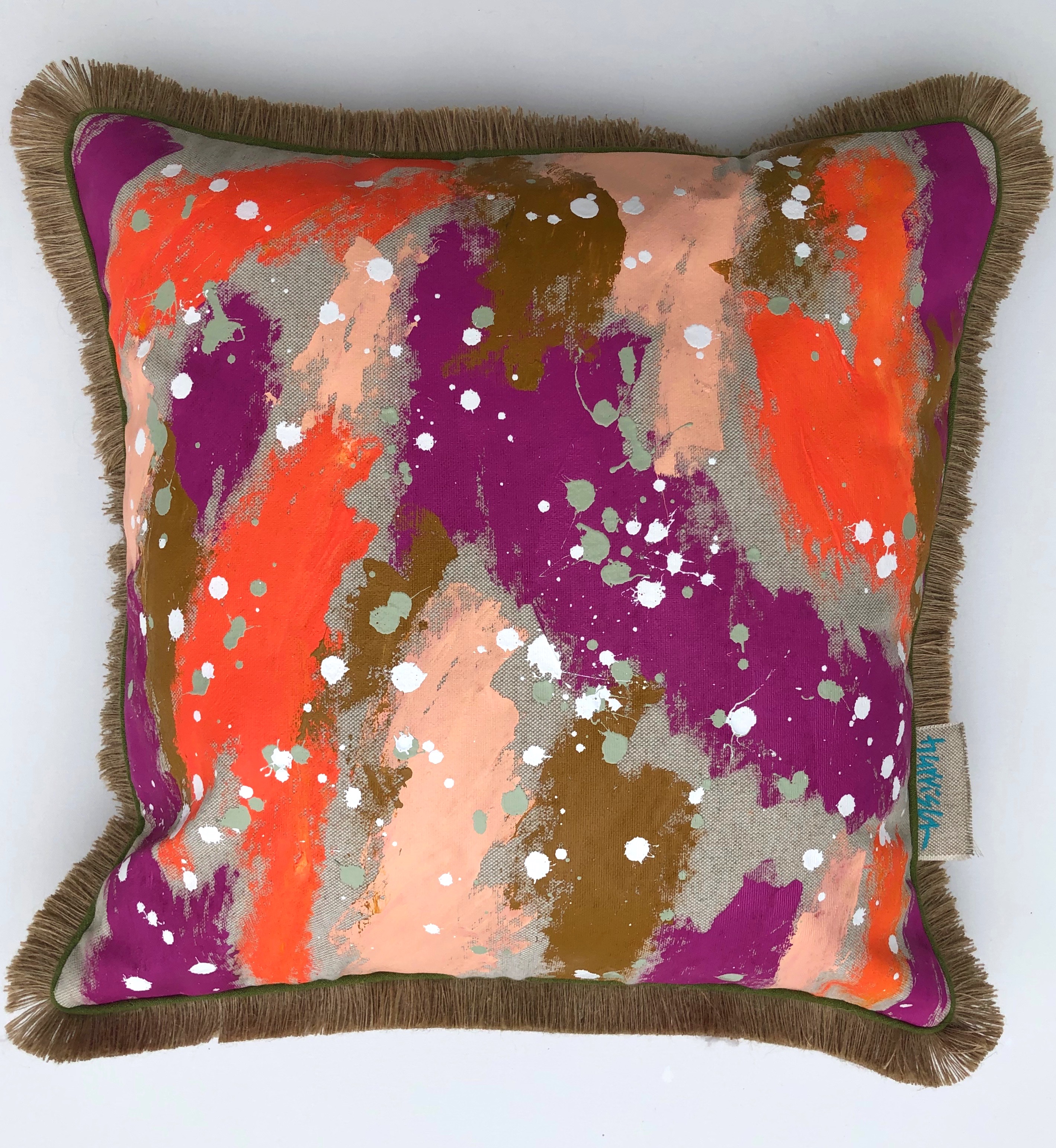 HUSTLE AND BUSTLE PILLOW II