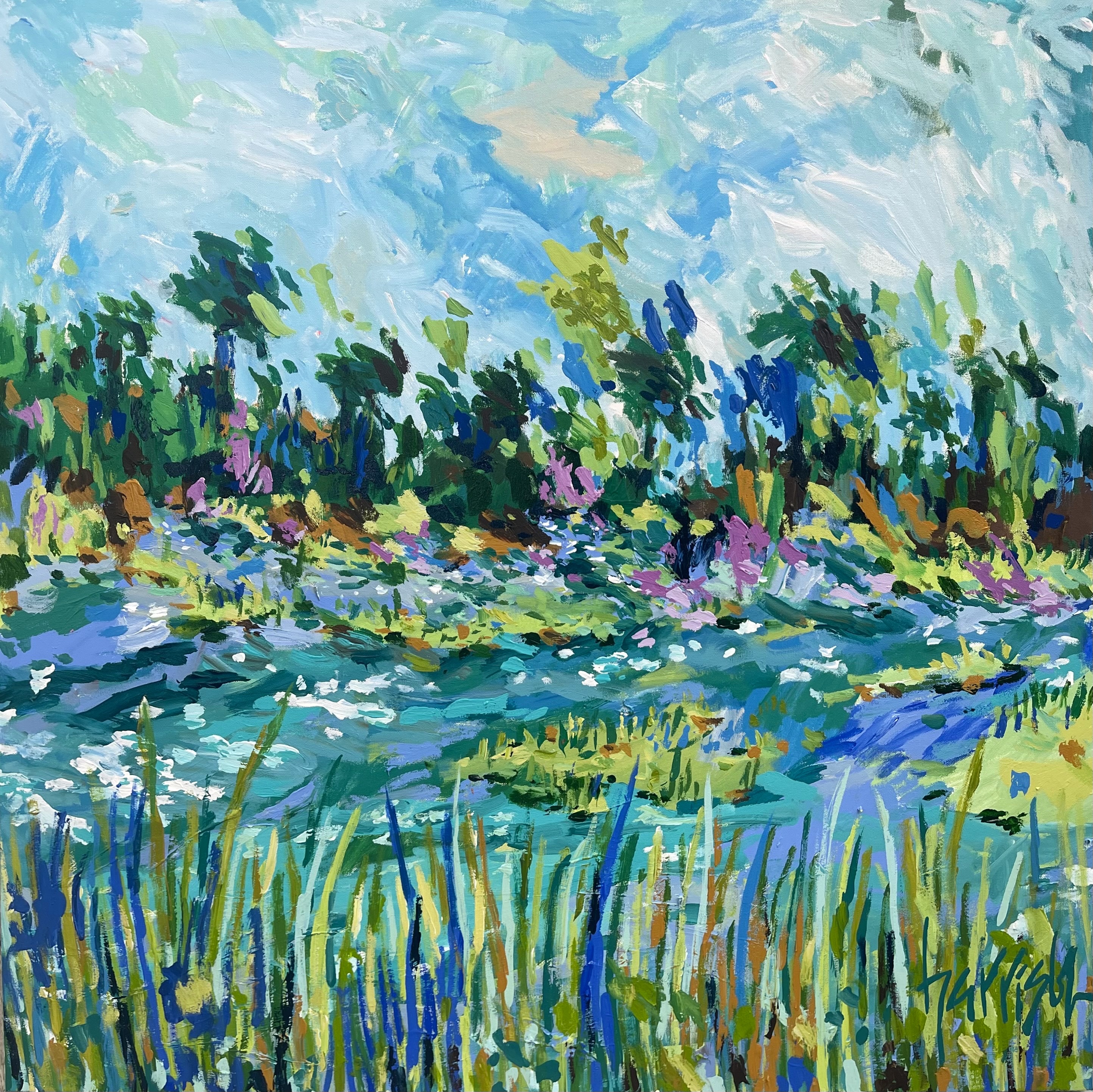 CLEAR SKIES 9 - 40"w x 40"h 