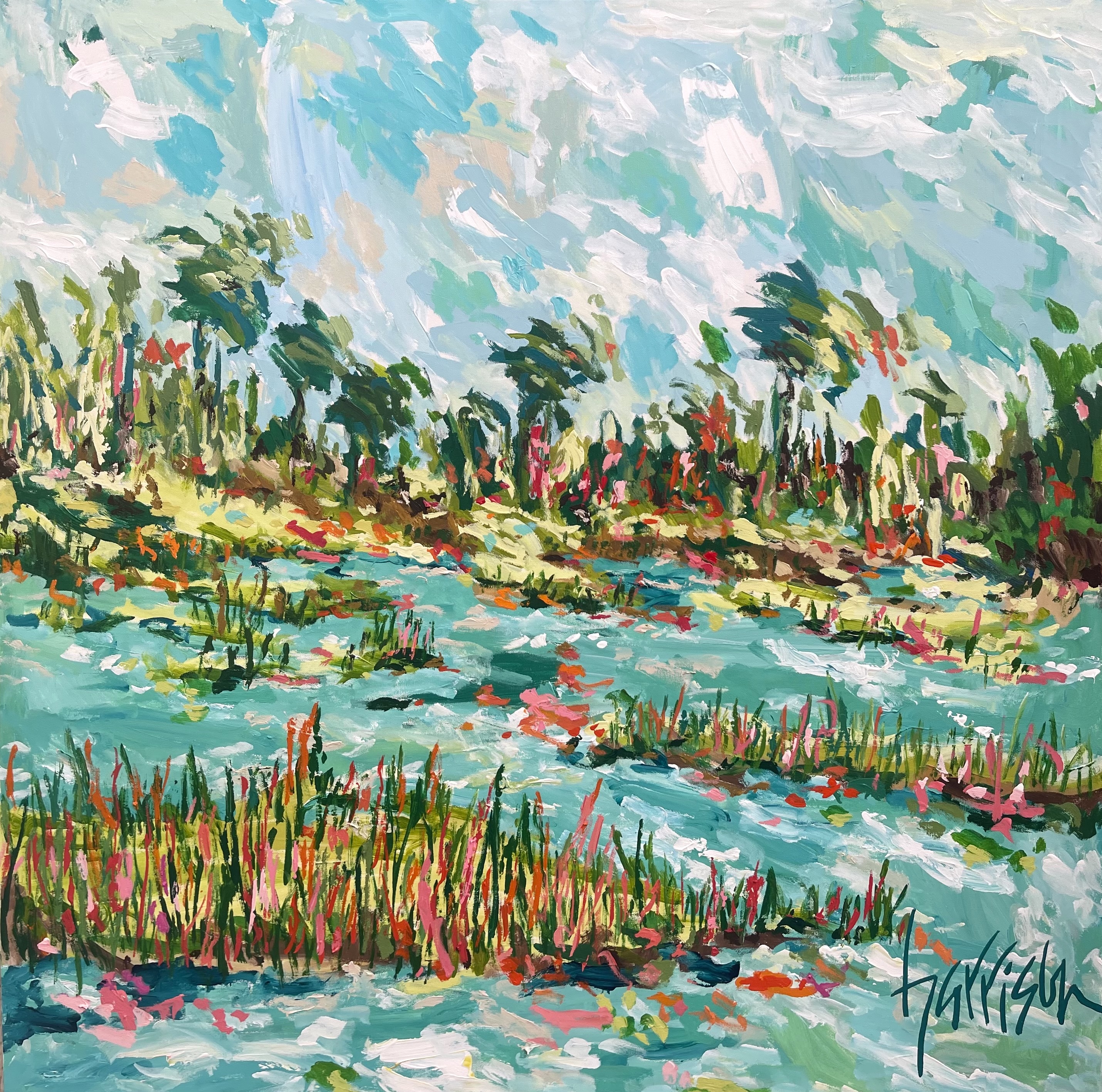 CLEAR SKIES 10 - 48"w x 48"h 