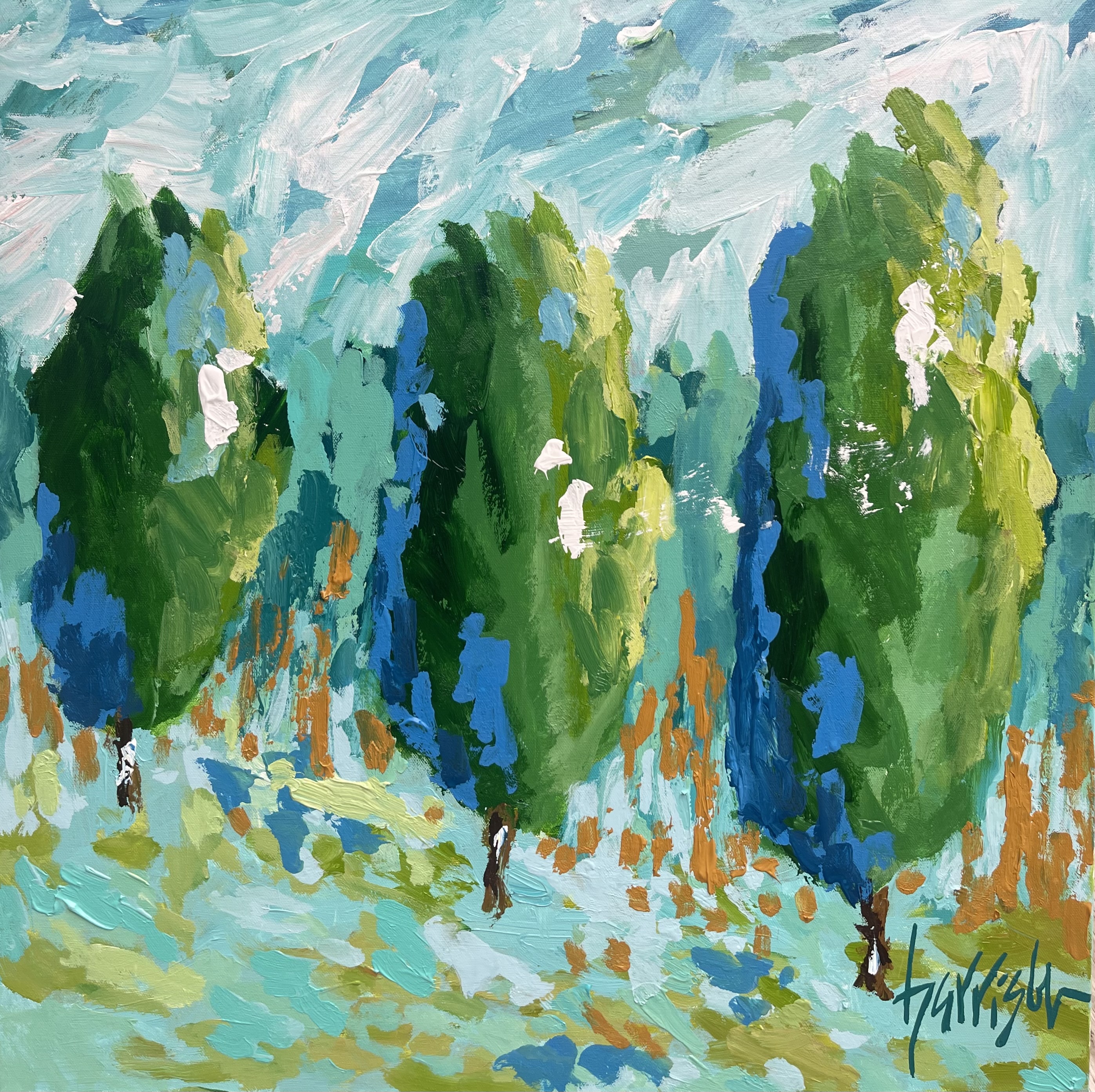 CLEAR SKIES 3 - 24"w x 24"h