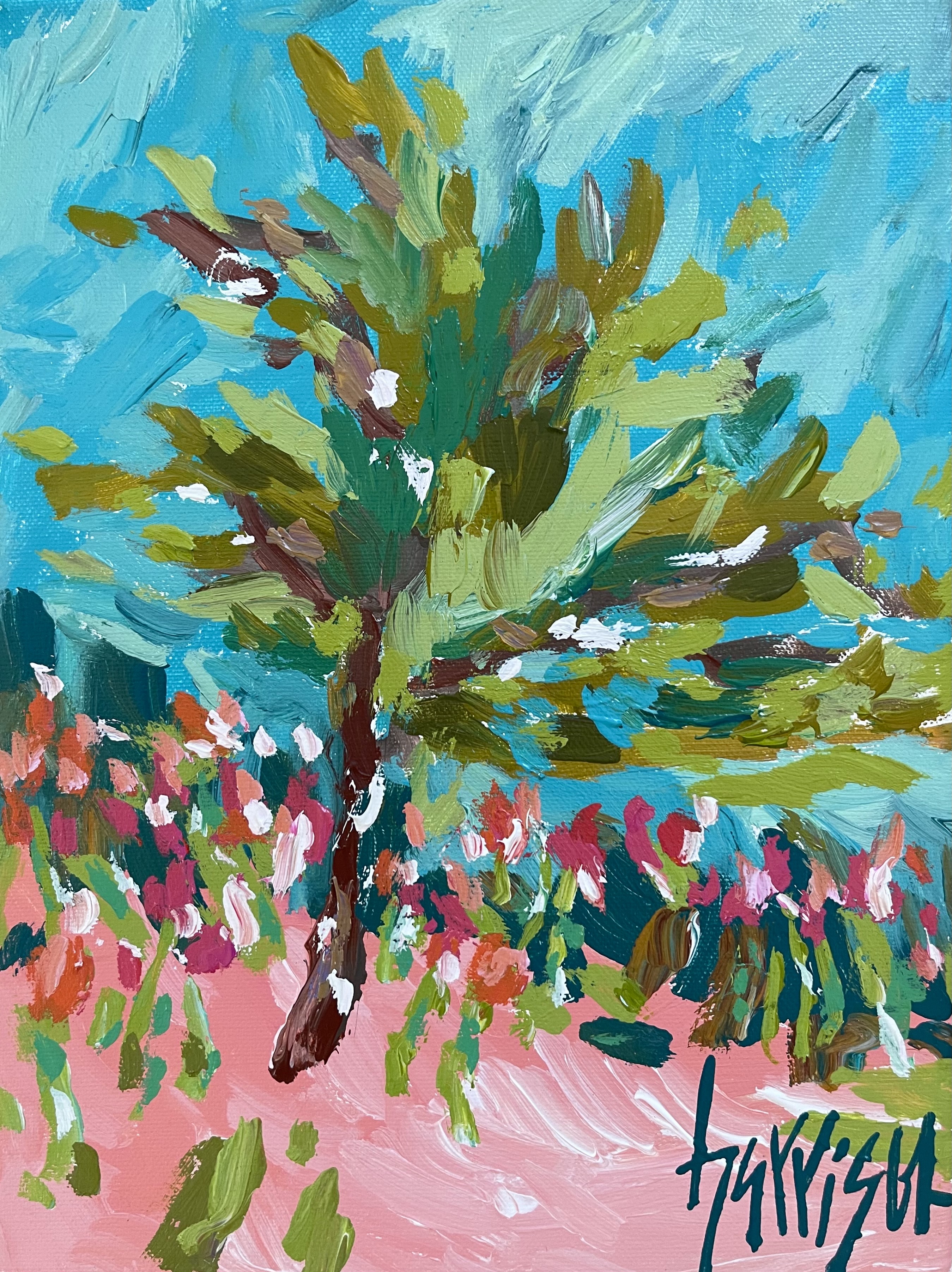IN THE GARDEN 16 - 9"w x 12"h