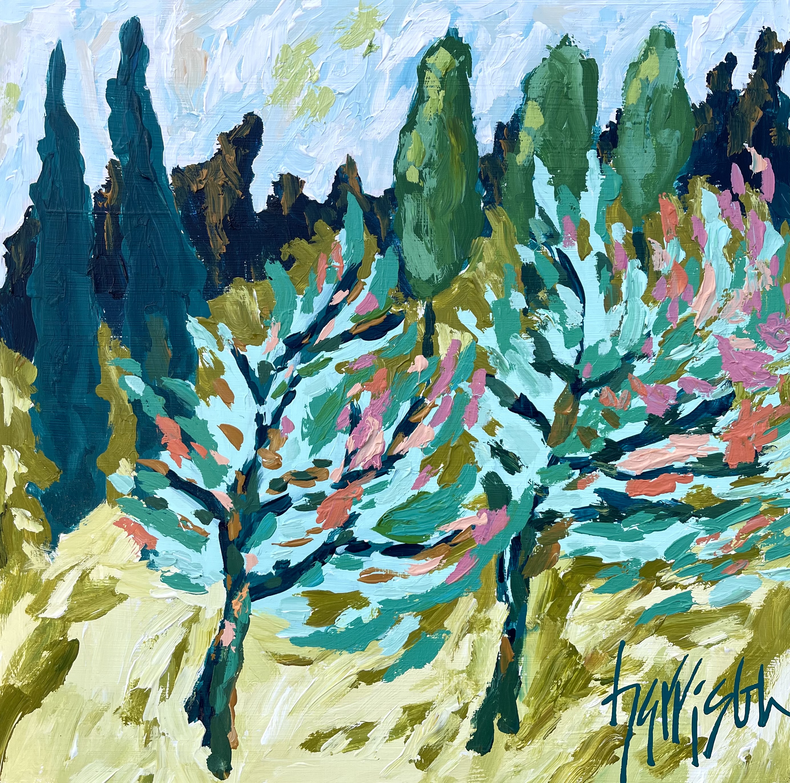 BACK TO FRANCE 12 - 16"w x 16"h