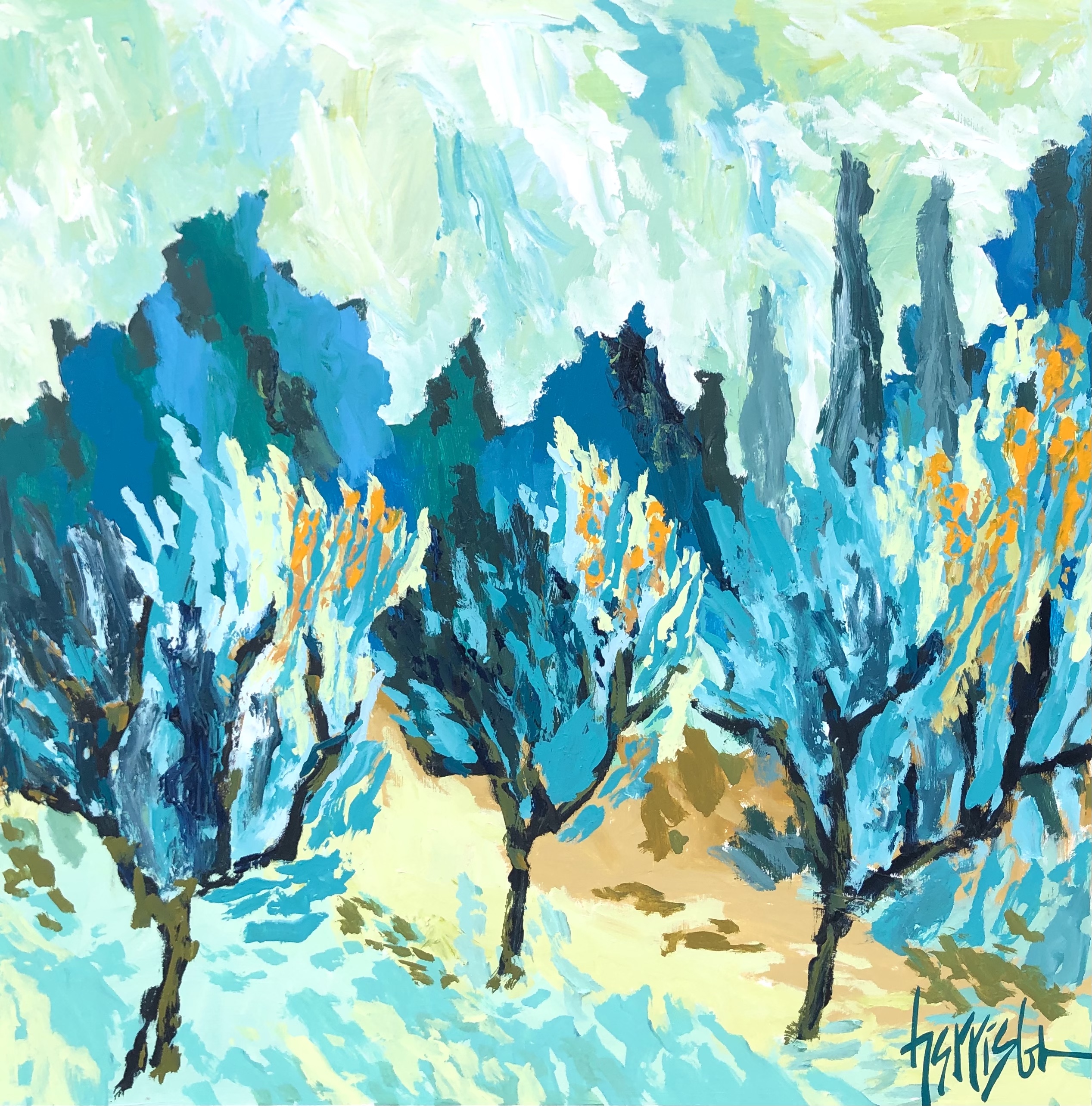 Winds of Provence 9 - 30"w x 30"h