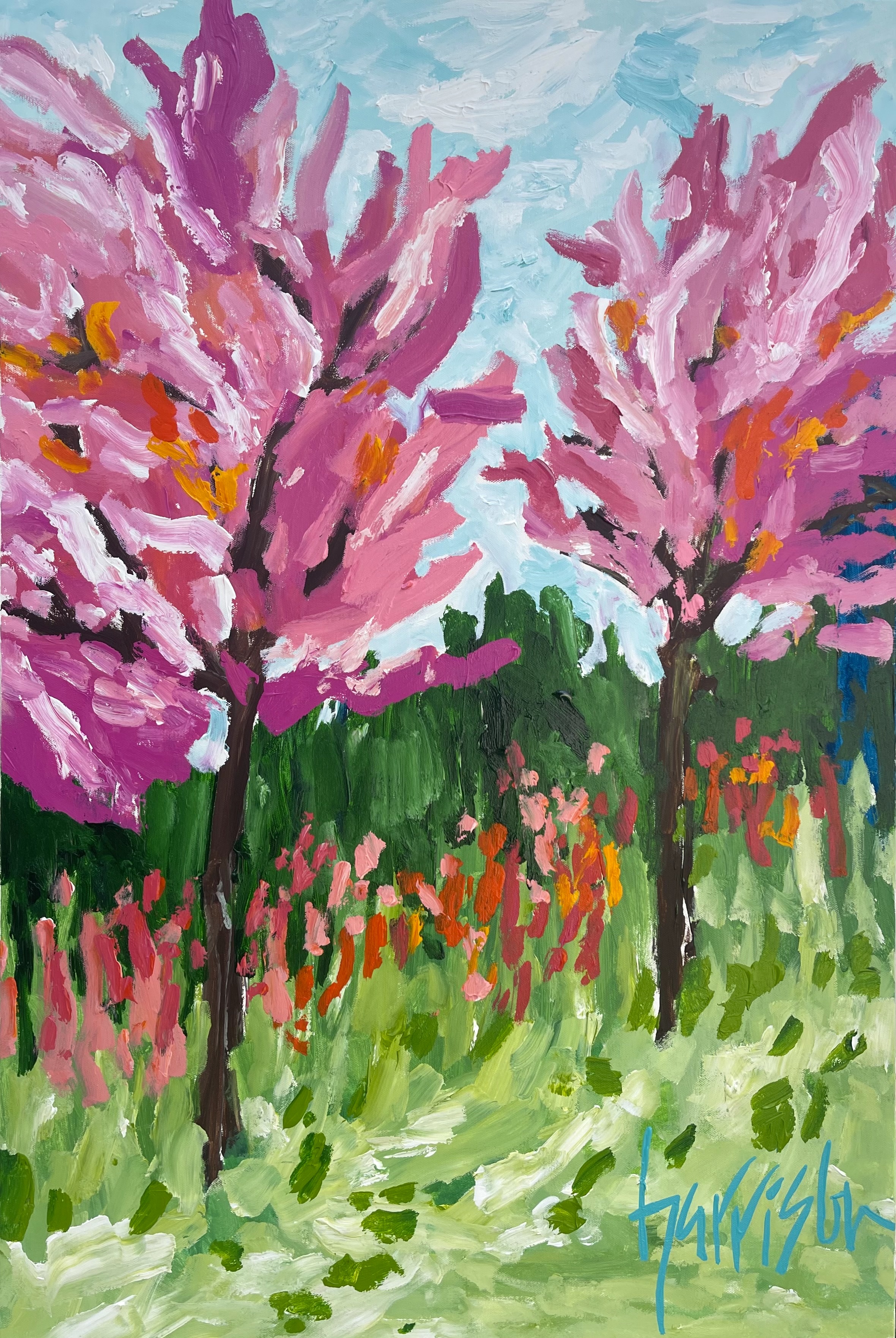 CLEAR SKIES 16 - 24"w x 36"h 