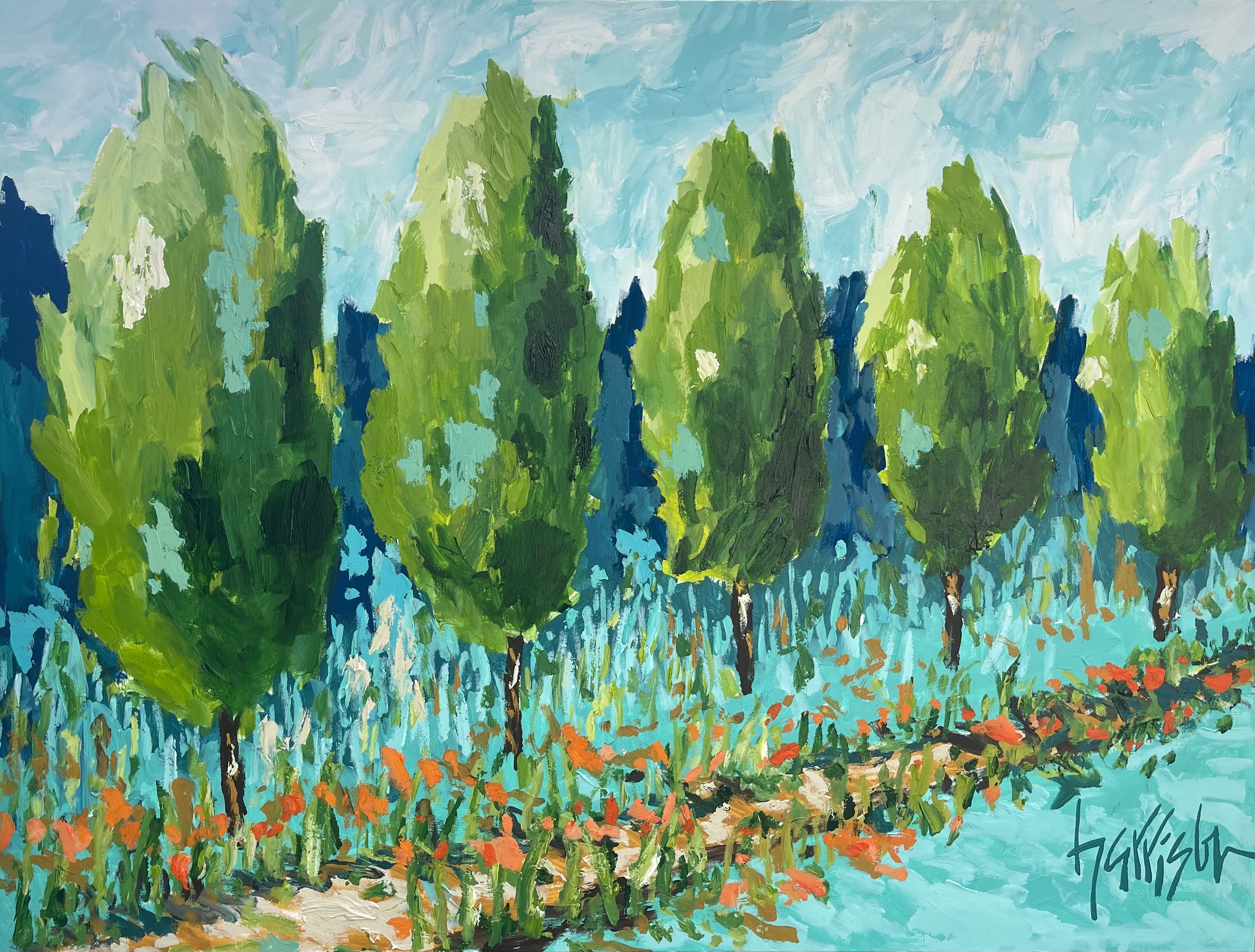 CLEAR SKIES 17 - 48"w x 36"h 