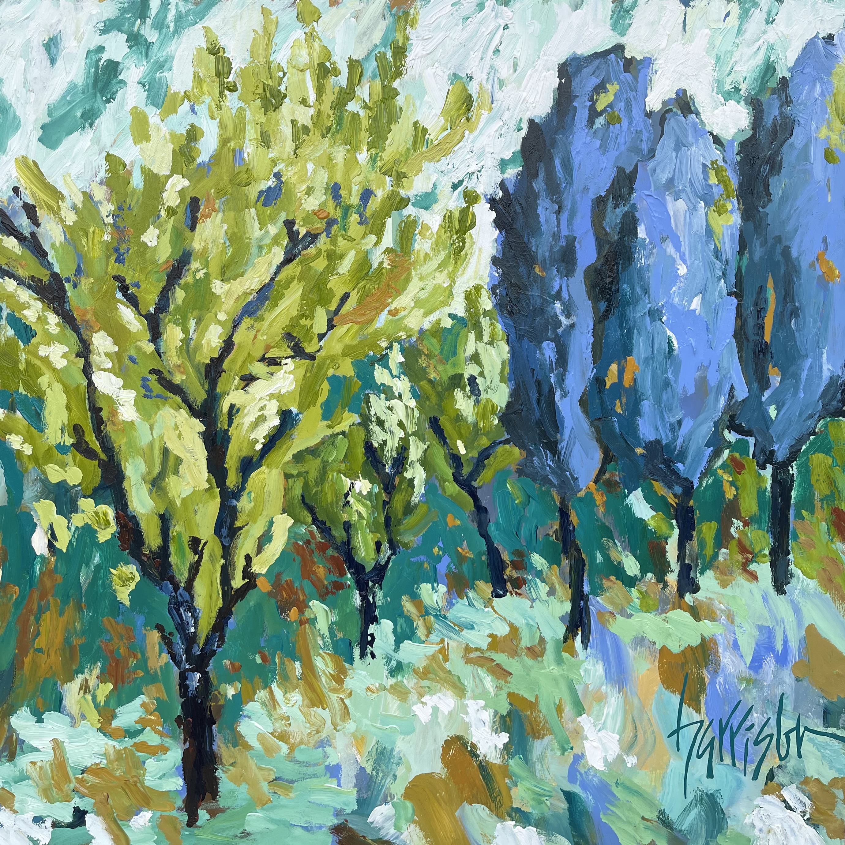 BACK TO FRANCE 1 - 36"w x 36"h