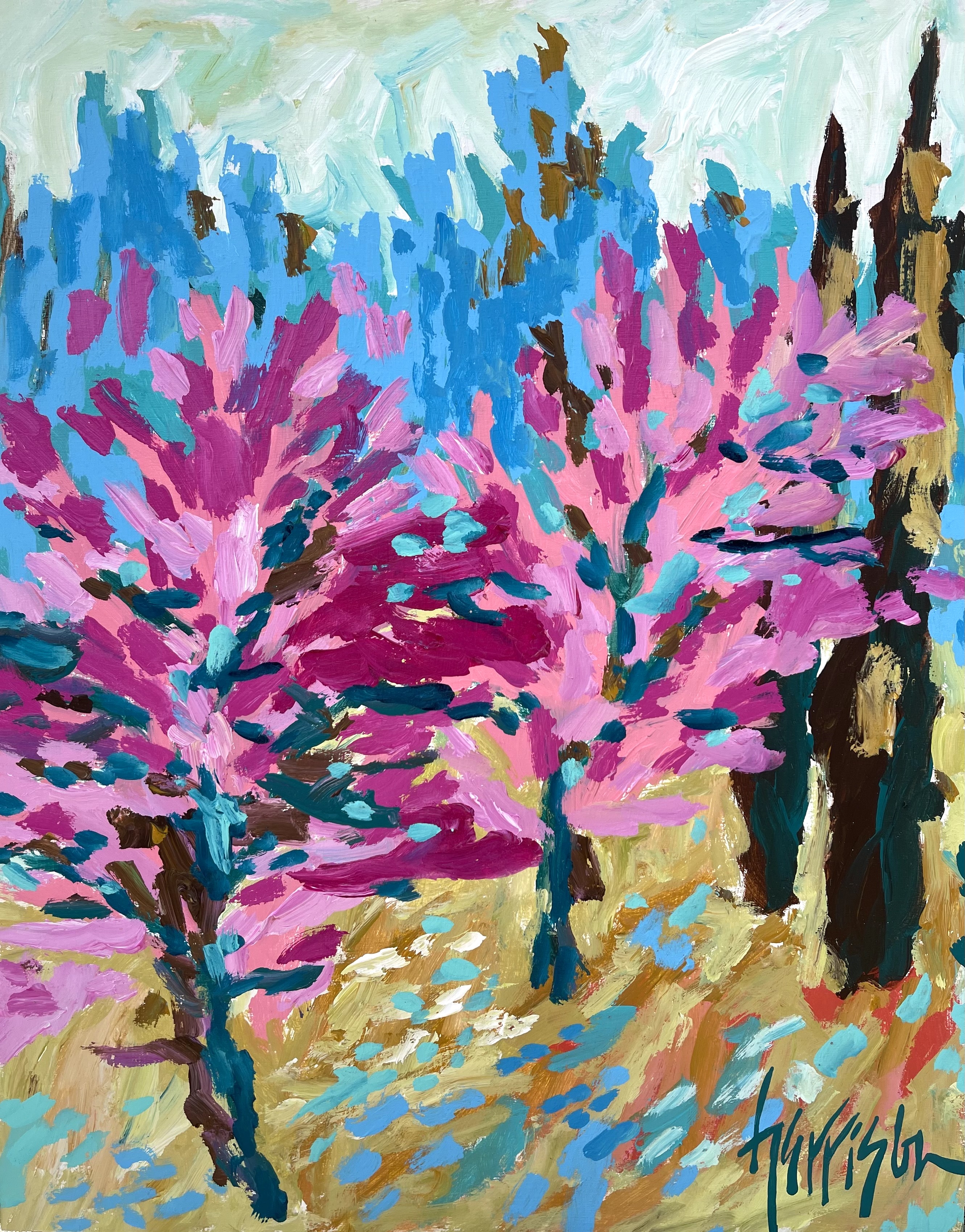 BACK TO FRANCE 9 - 16"w x 20"h