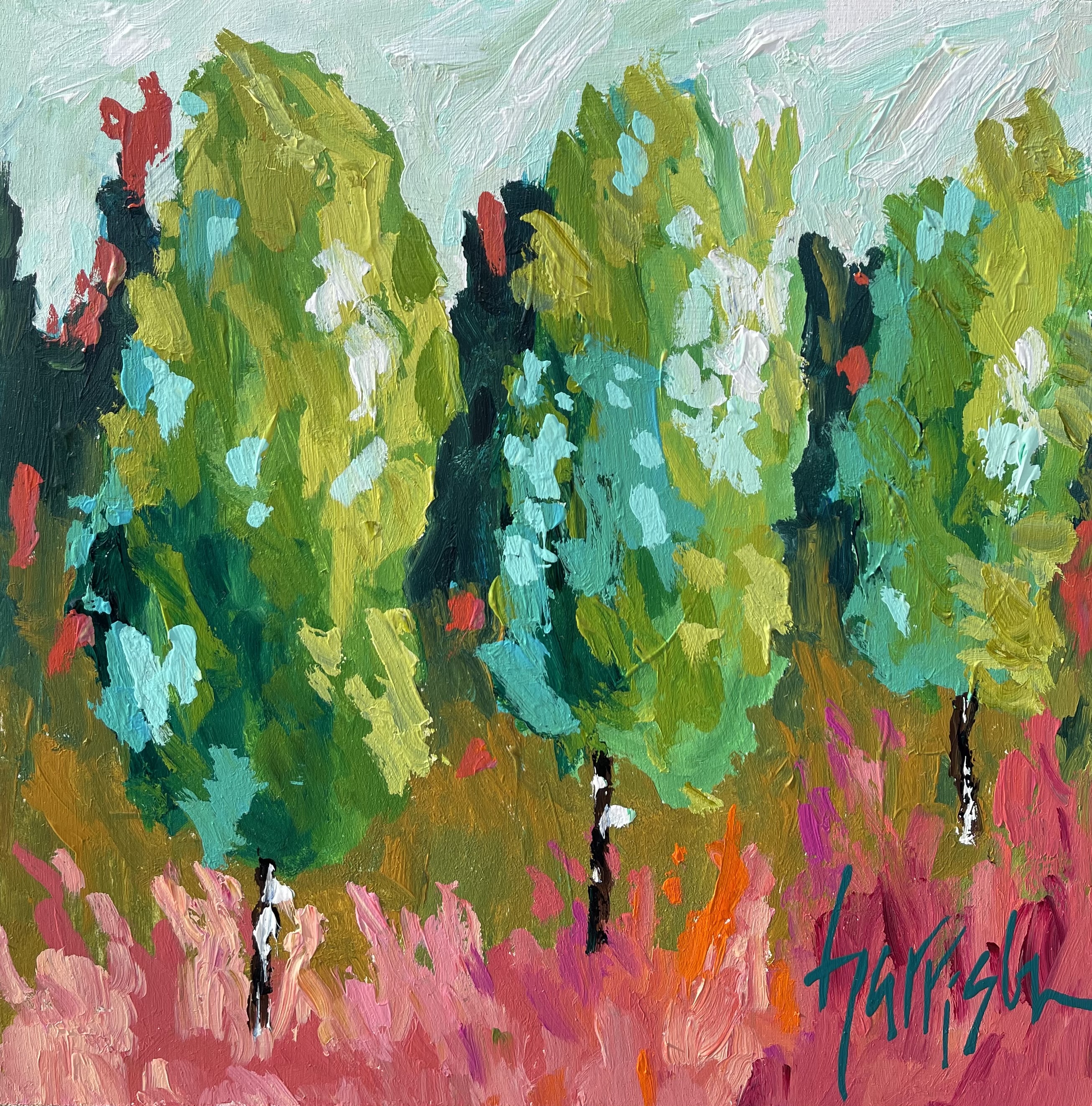 BACK TO FRANCE 11 - 16"w x 16"h