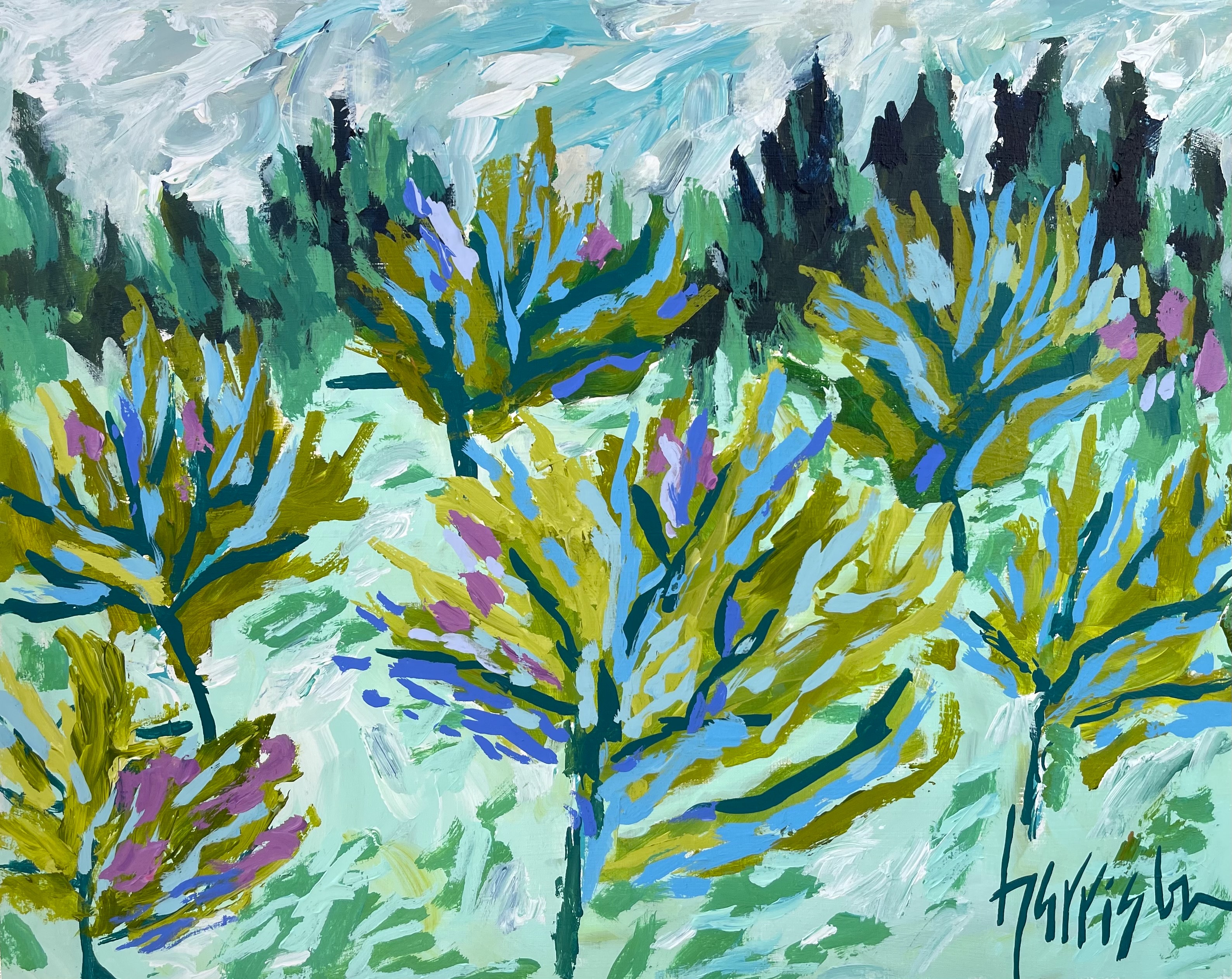 BACK TO FRANCE 10 - 20"w x 16"h