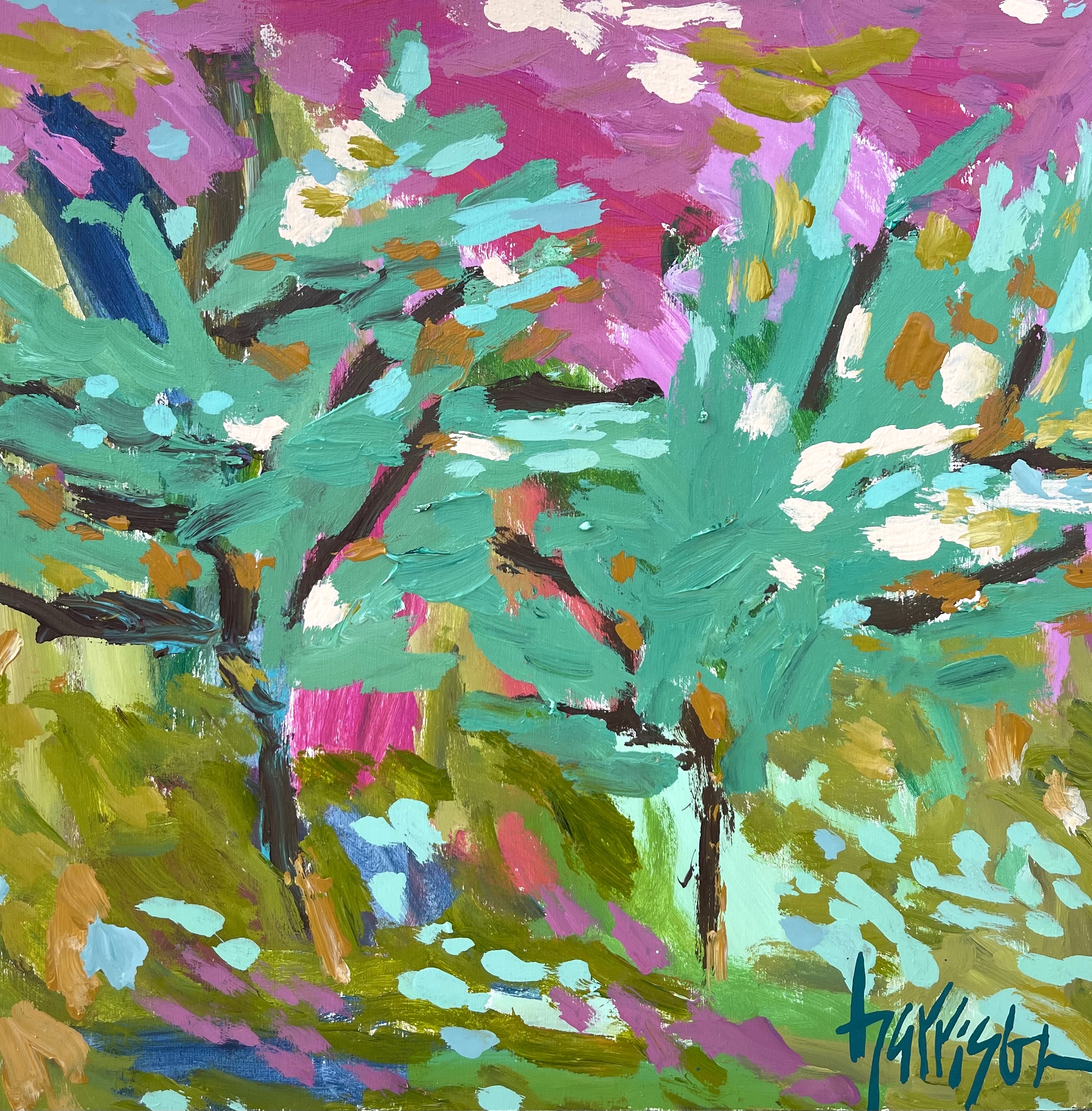 BACK TO FRANCE 14 - 14"w x 14"h