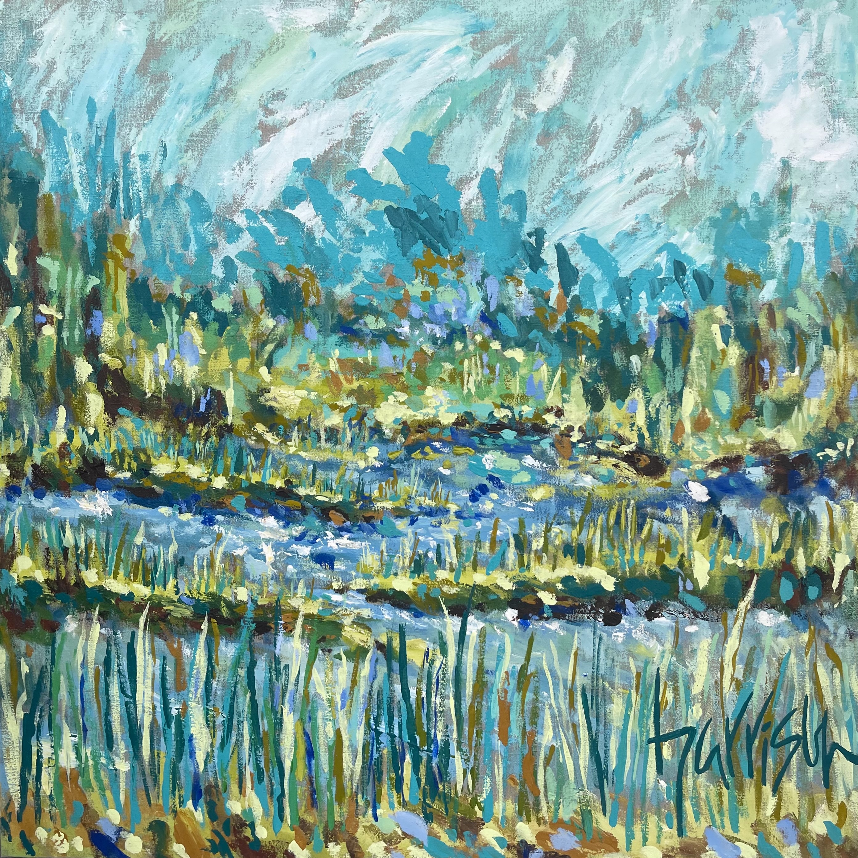 CLEAR SKIES 15 - 36"w x 36"h