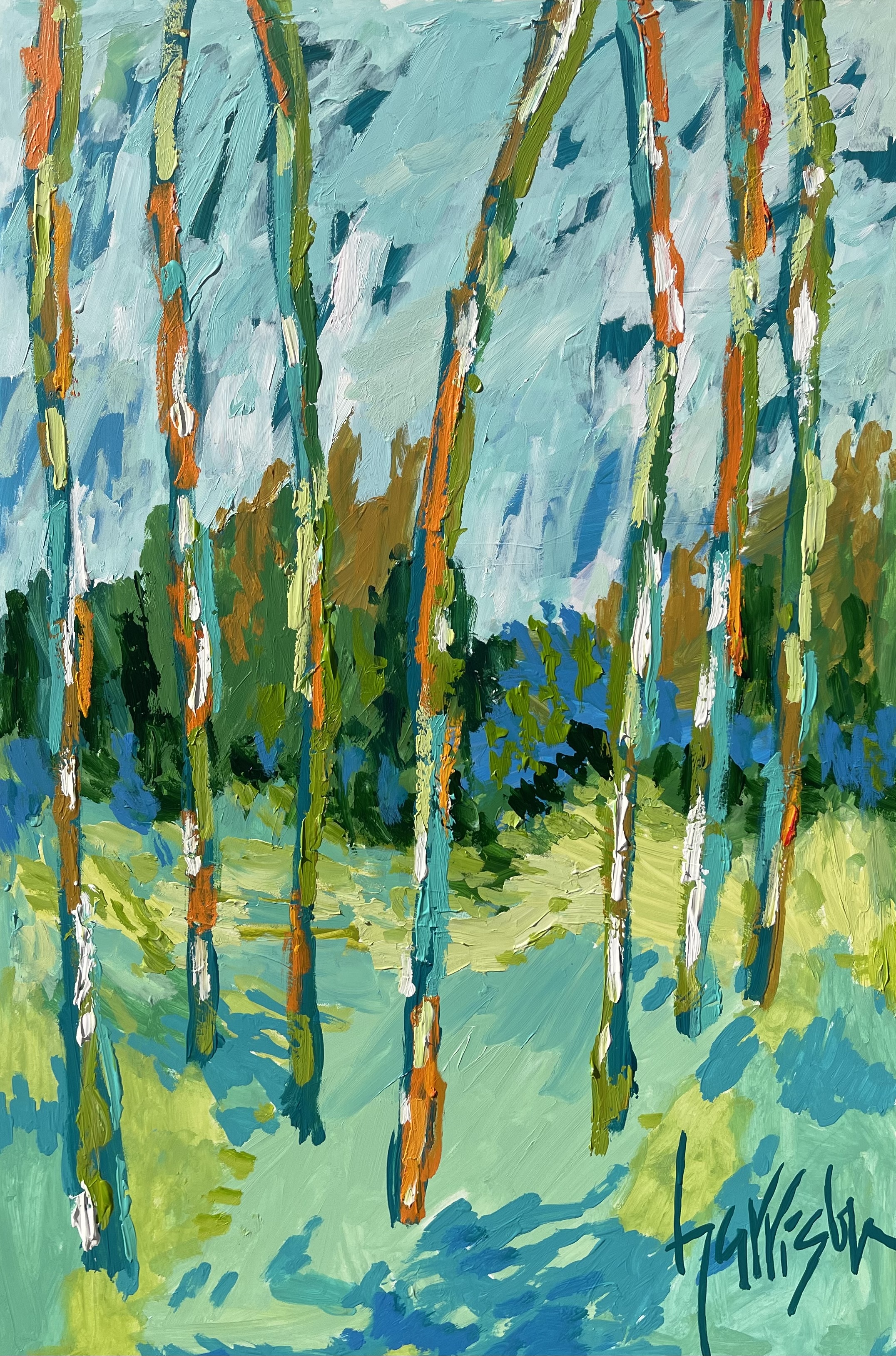 CLEAR SKIES 15 - 24"w x 36"h 