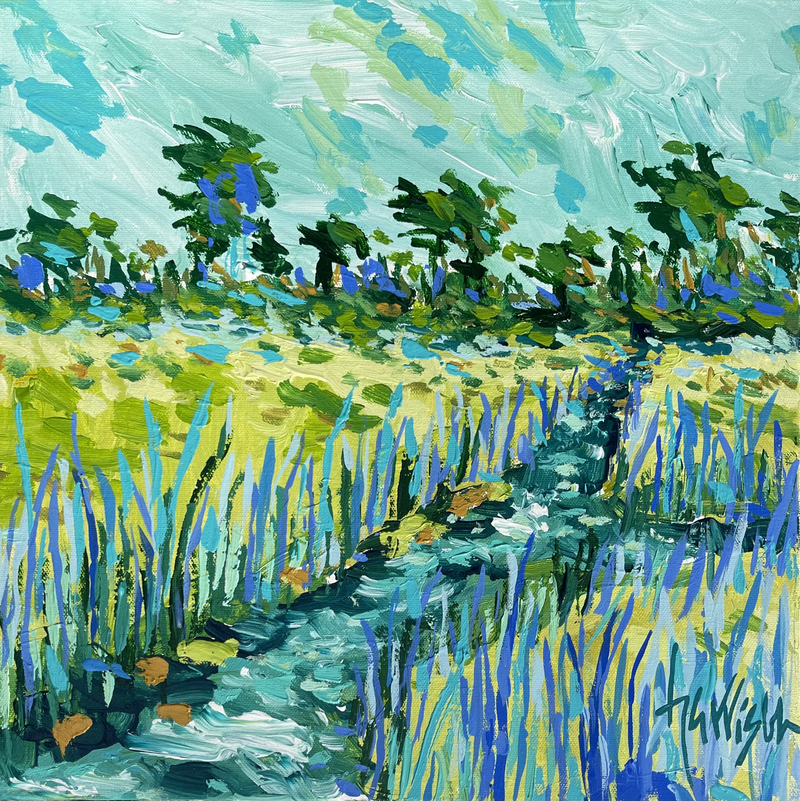 CLEAR SKIES 17 - 16"w x 16"h 