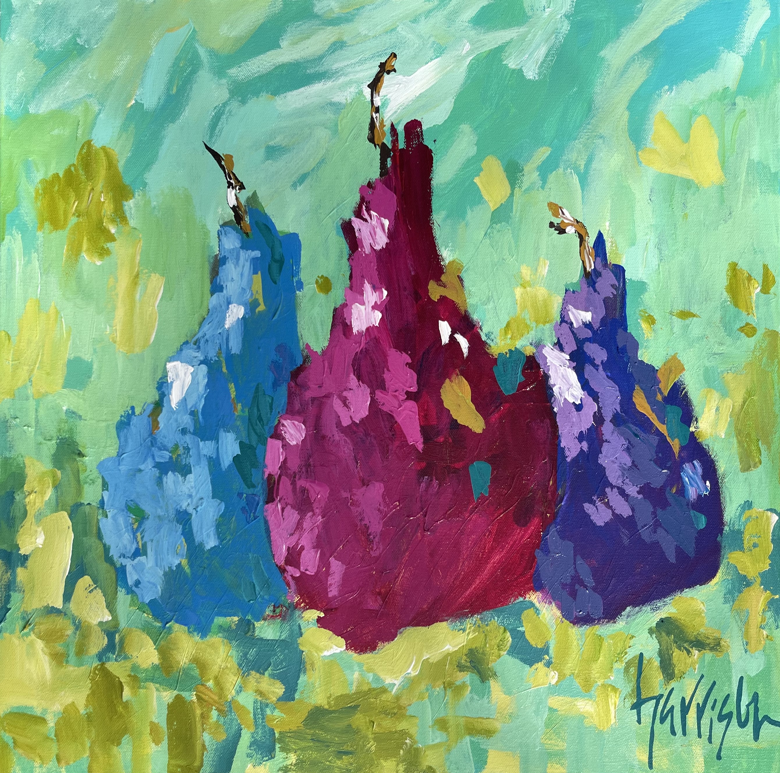 SPRING SMALLS 3 - 20"w x 20"h
