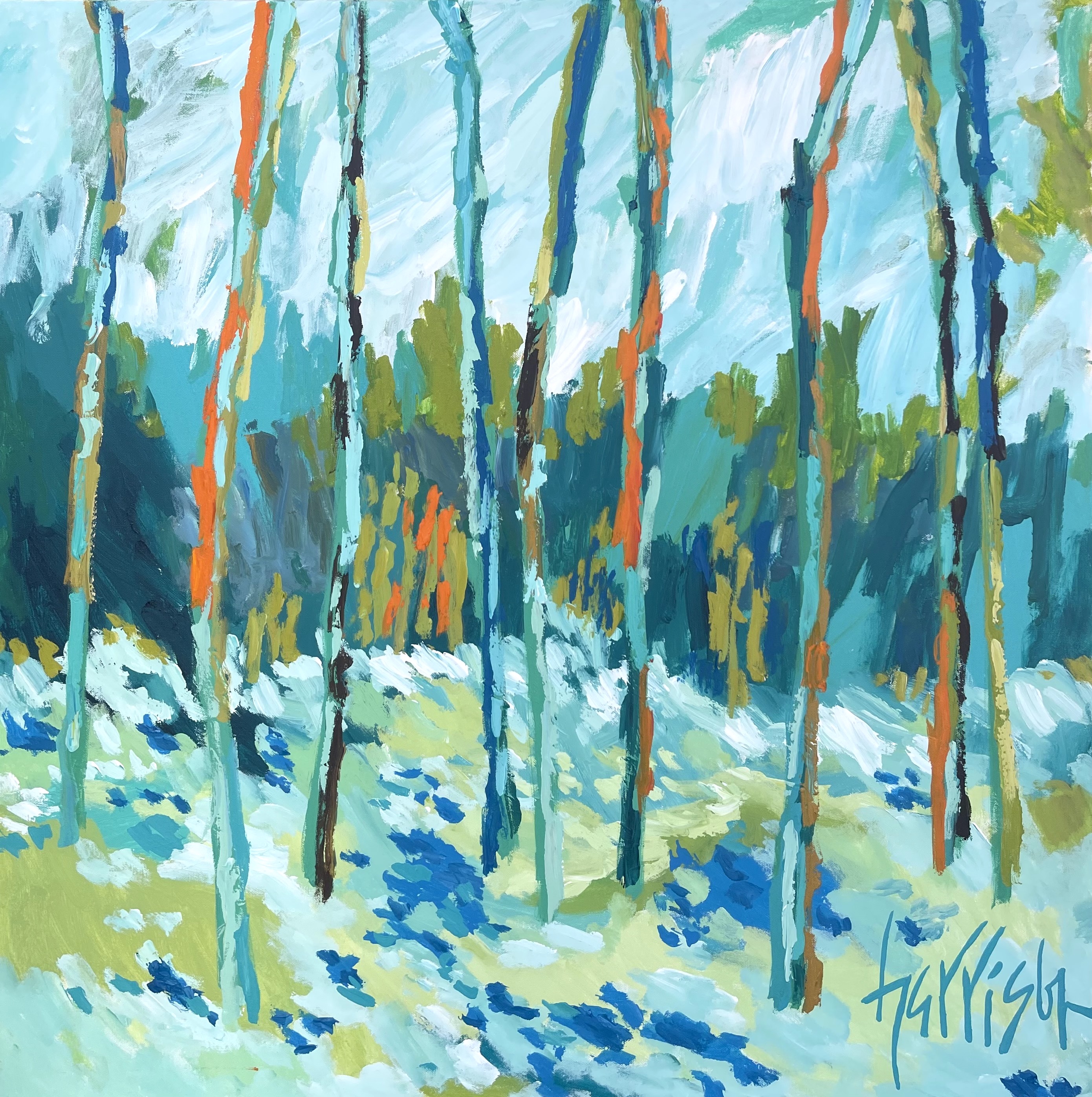 HOLIDAY STROLL 1 - 36"w x 36"h