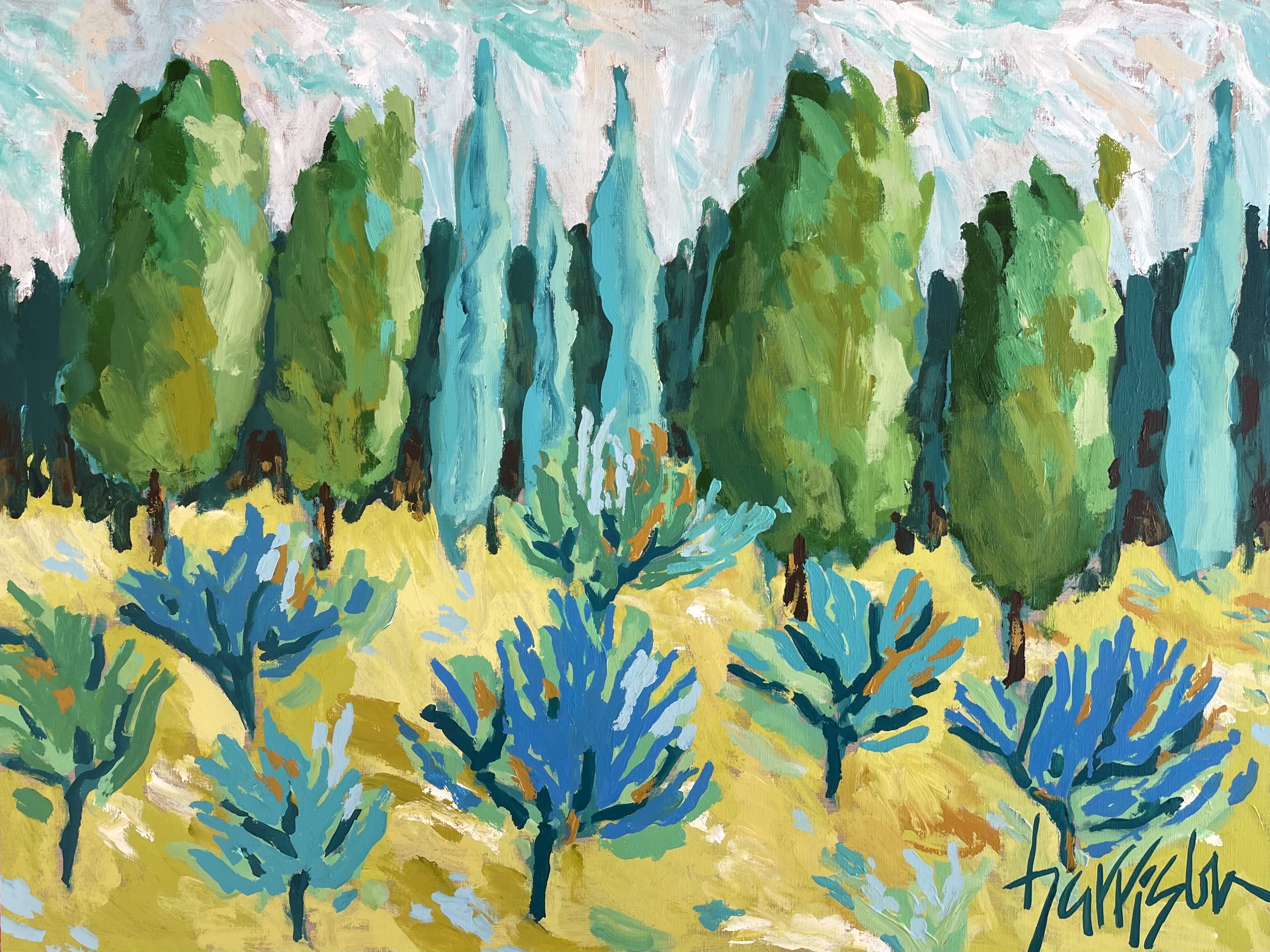 HOLIDAY STROLL 2 - 40"w x 30"h 