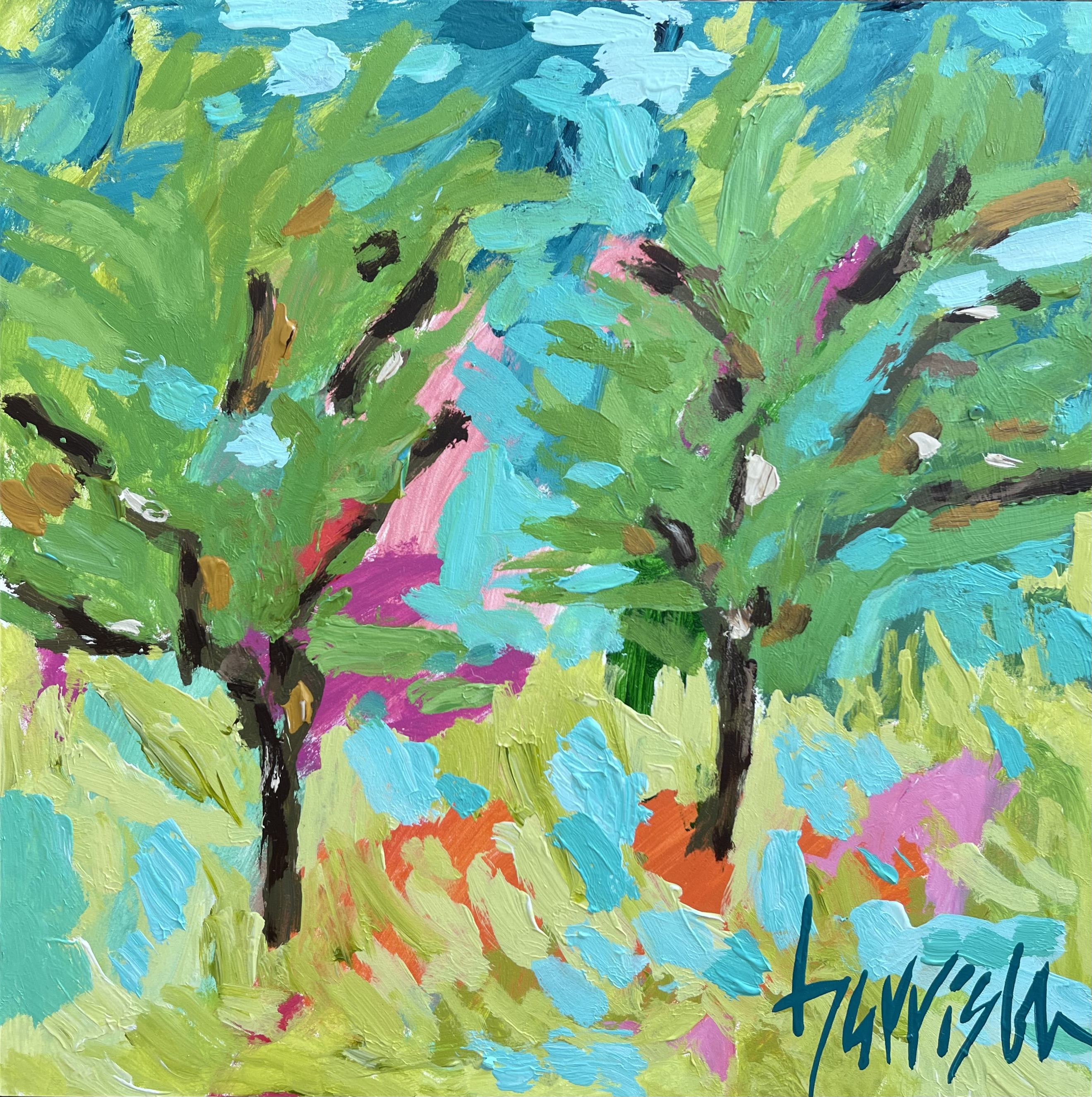 HOLIDAY STROLL 9 - 12"w x 12"h