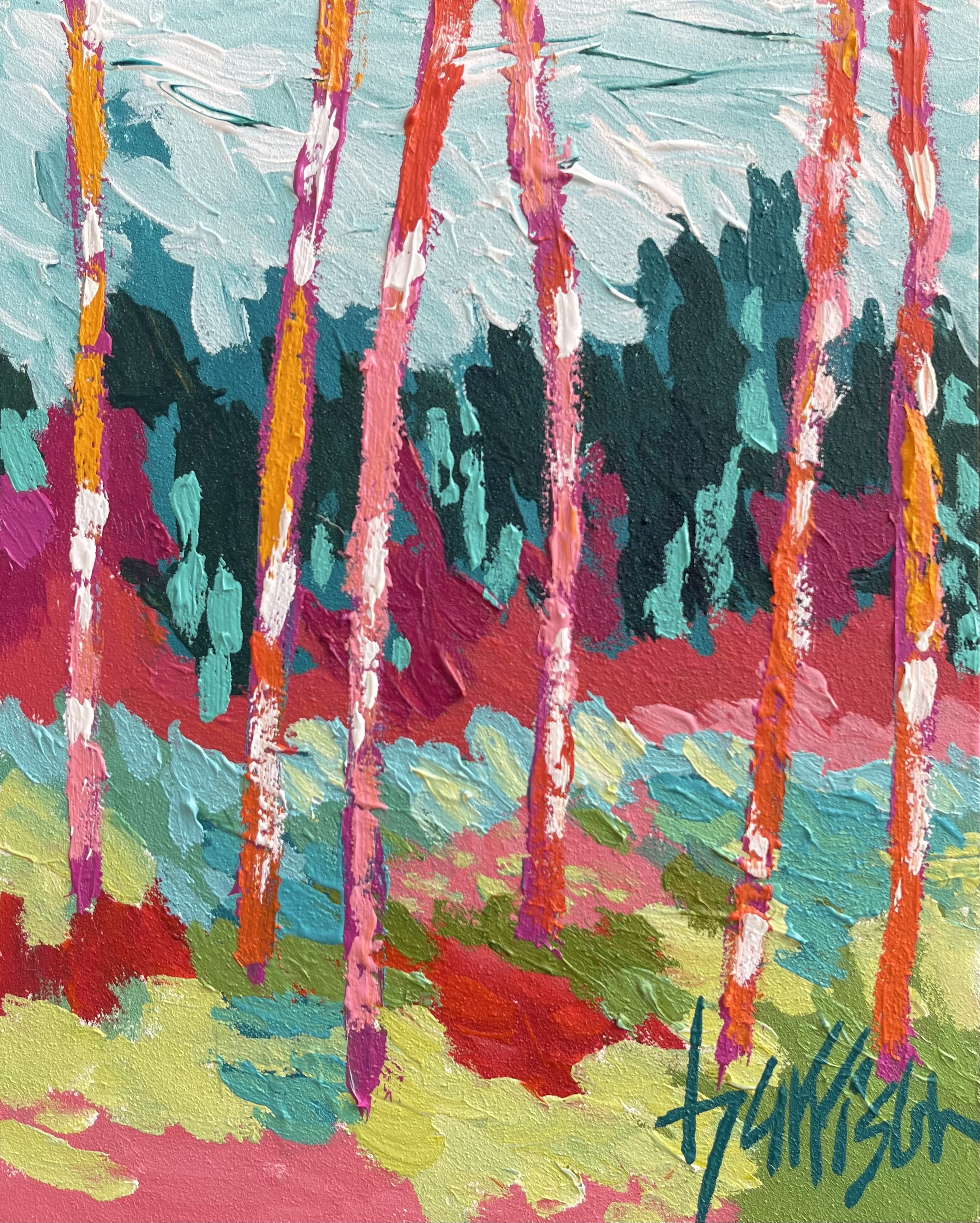 HOLIDAY STROLL 13 - 8"w x 10"h