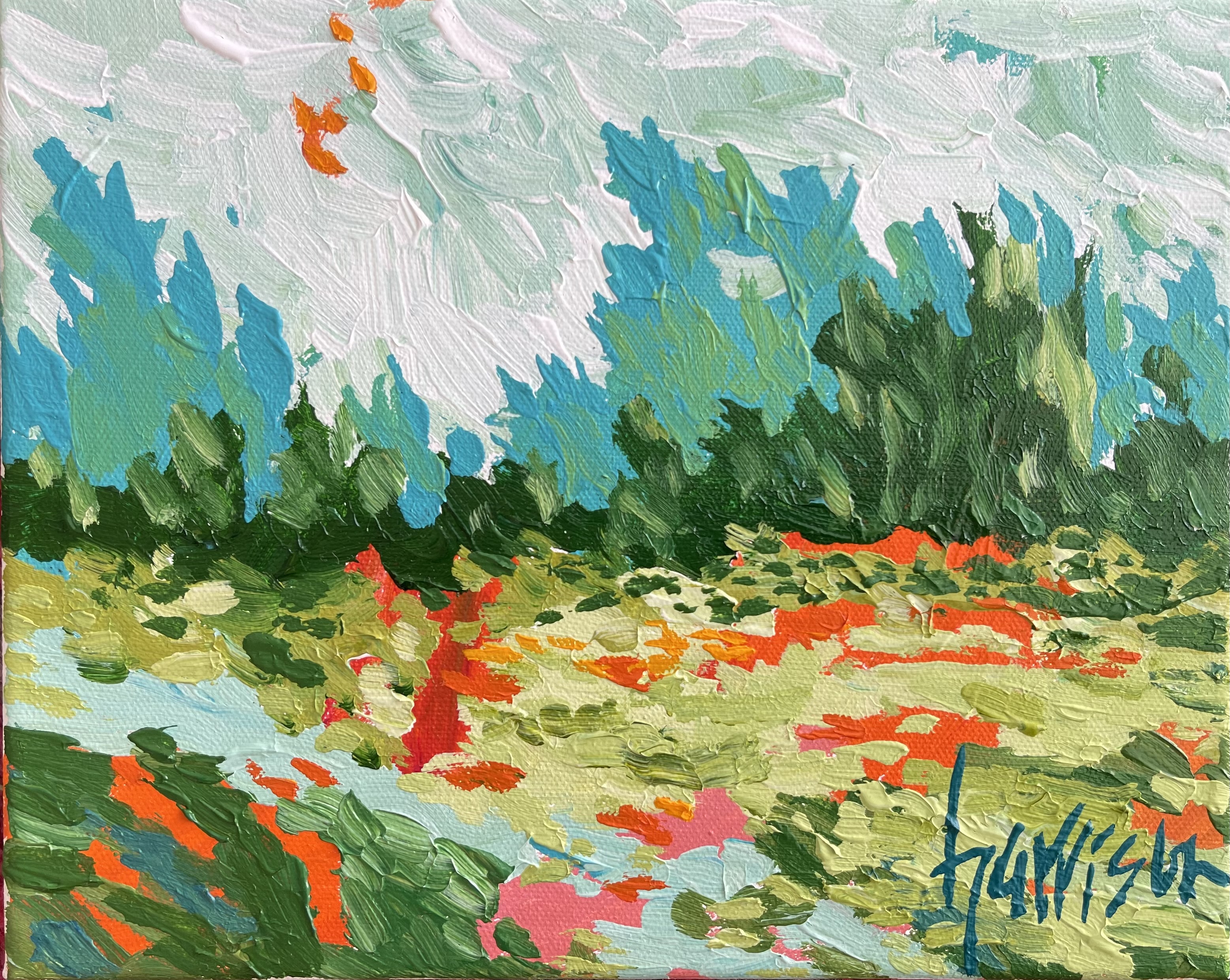 HOLIDAY STROLL 15 - 10"w x 8"h