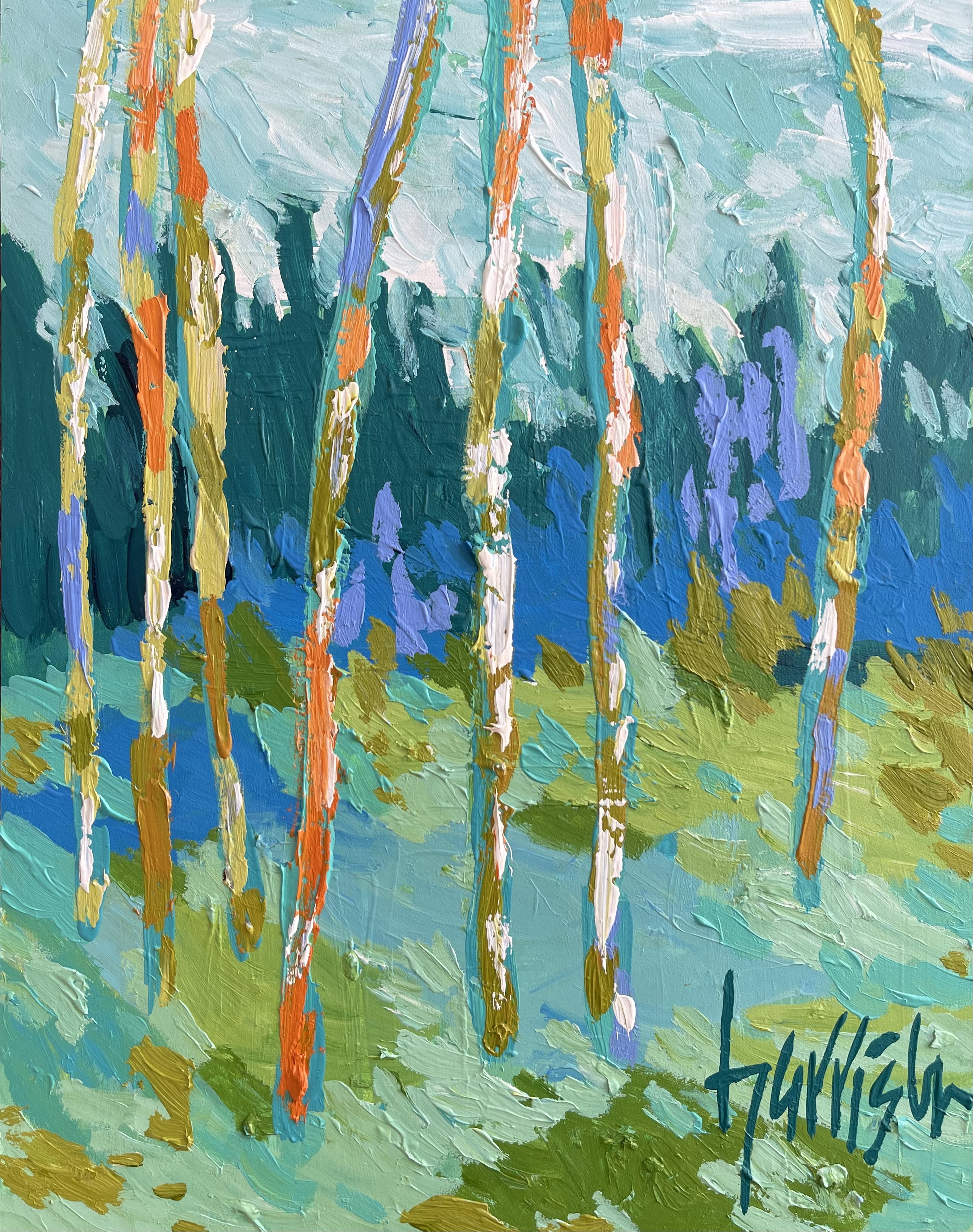 HOLIDAY STROLL 6 - 11"w x 14"h