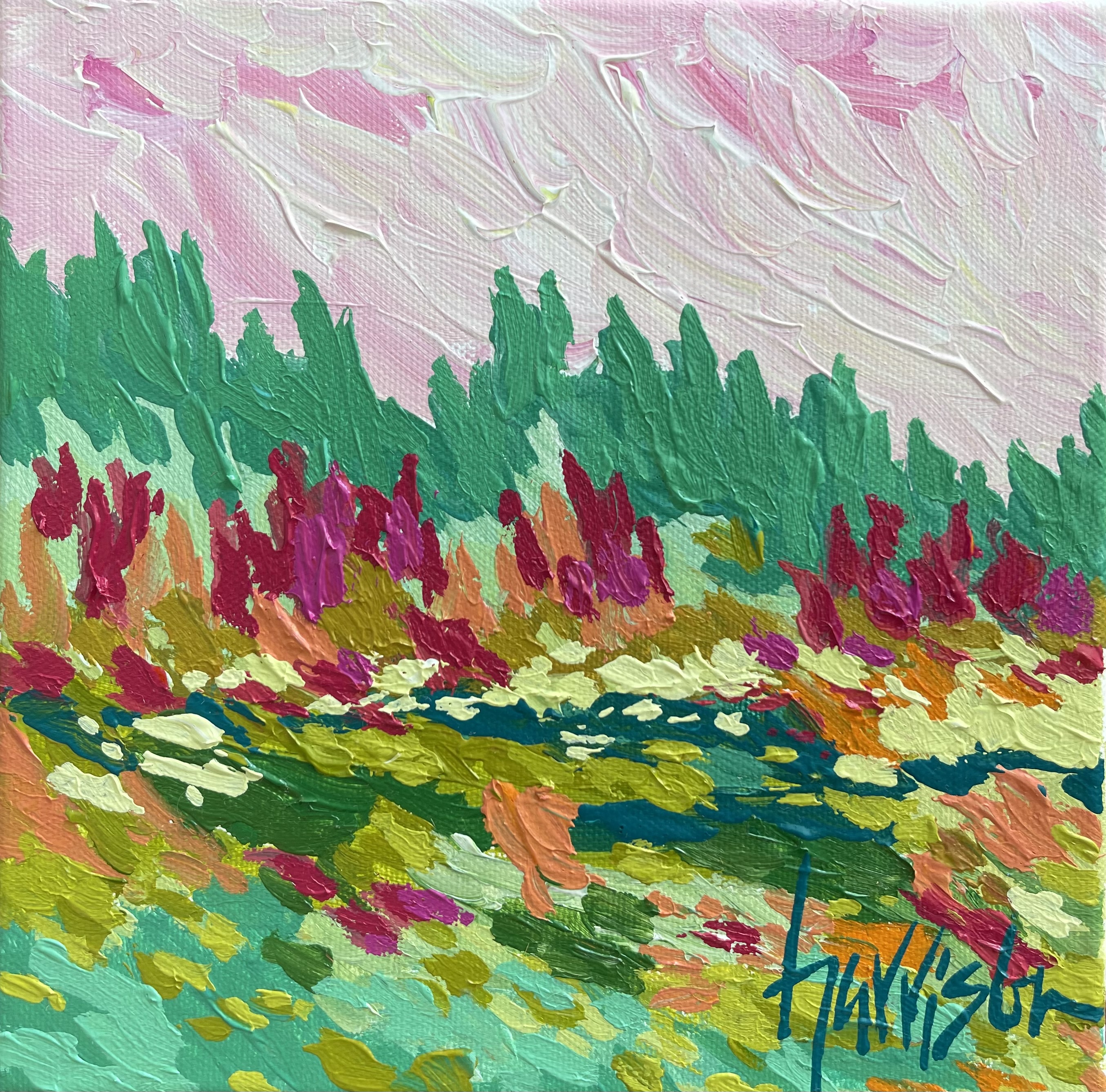 HOLIDAY STROLL 17 - 8"w x 8"h
