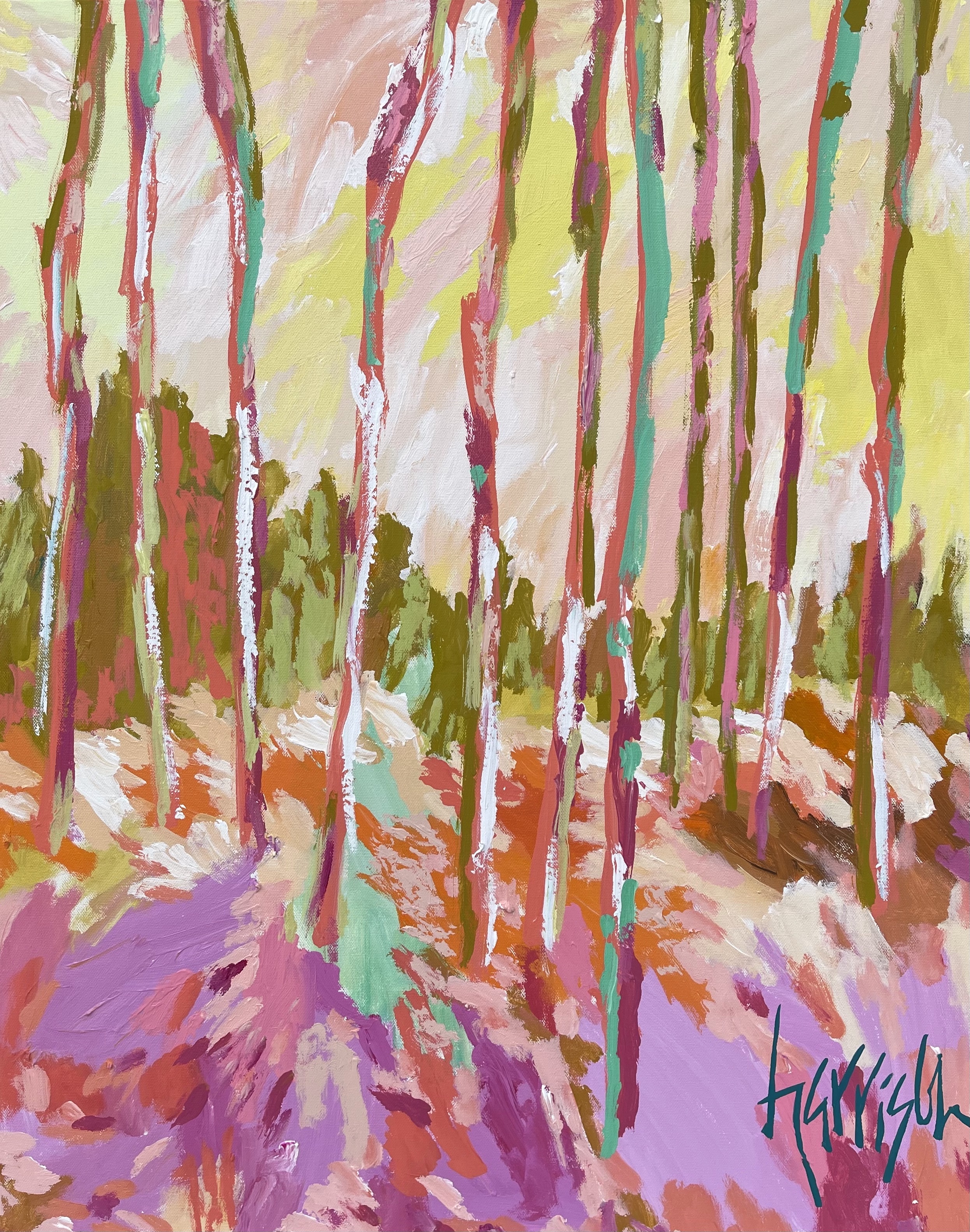 STEPPING INTO SPRING 2 - 24"w x 30"h