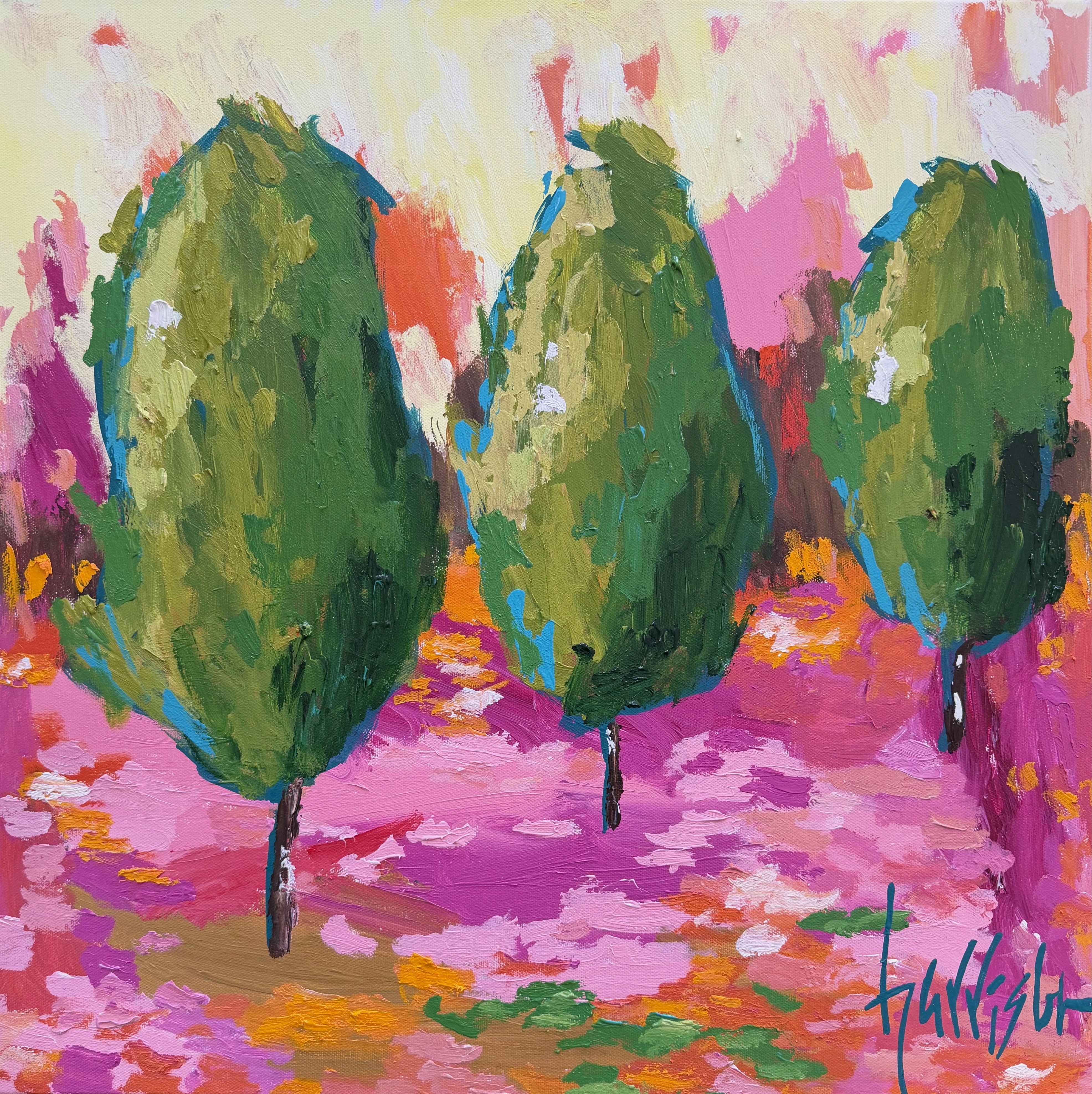 SPRING SMALLS 2 - 20"w x 20"h