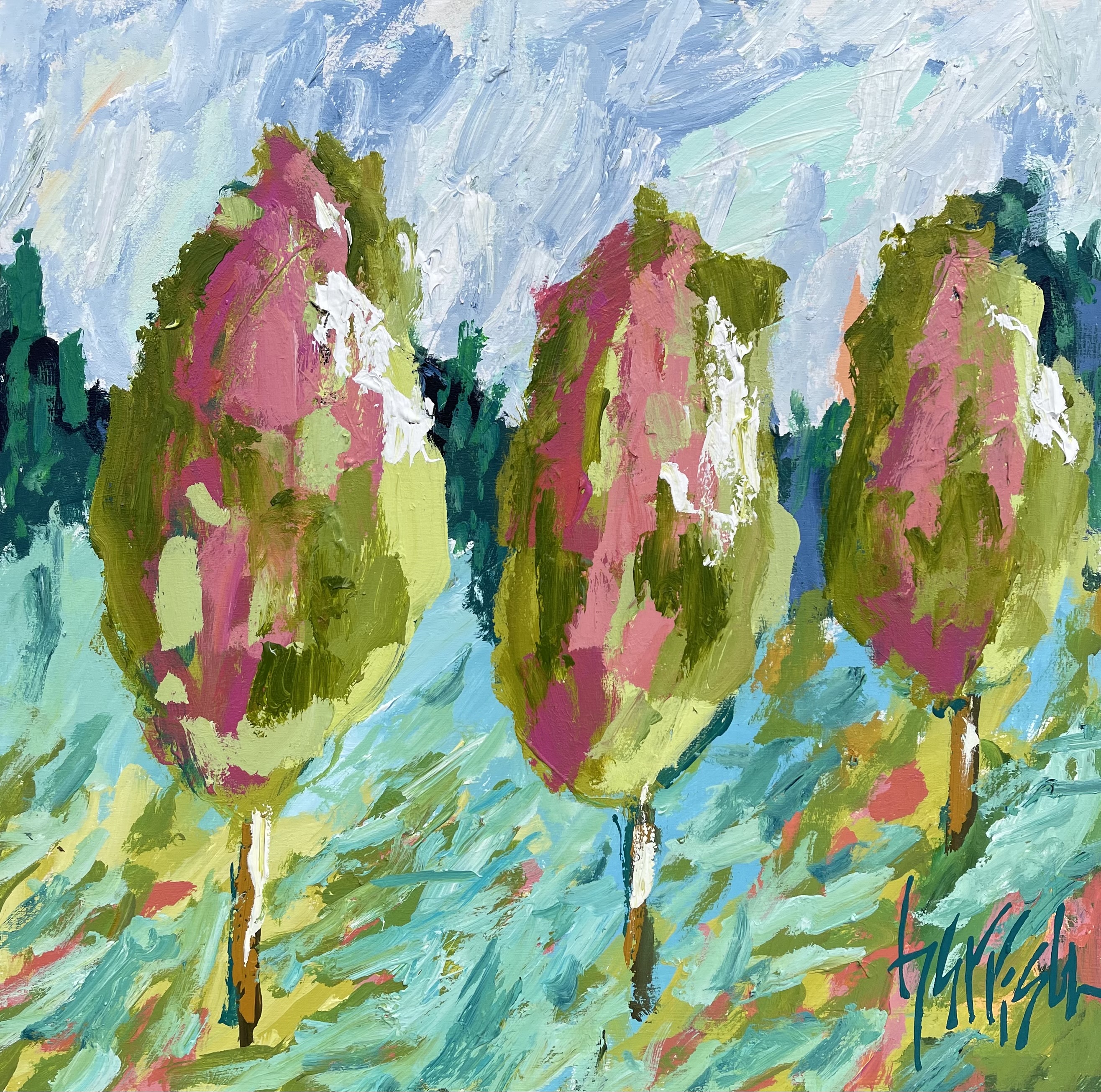 FALL PROVENCE 1 - 20"w x 20"h