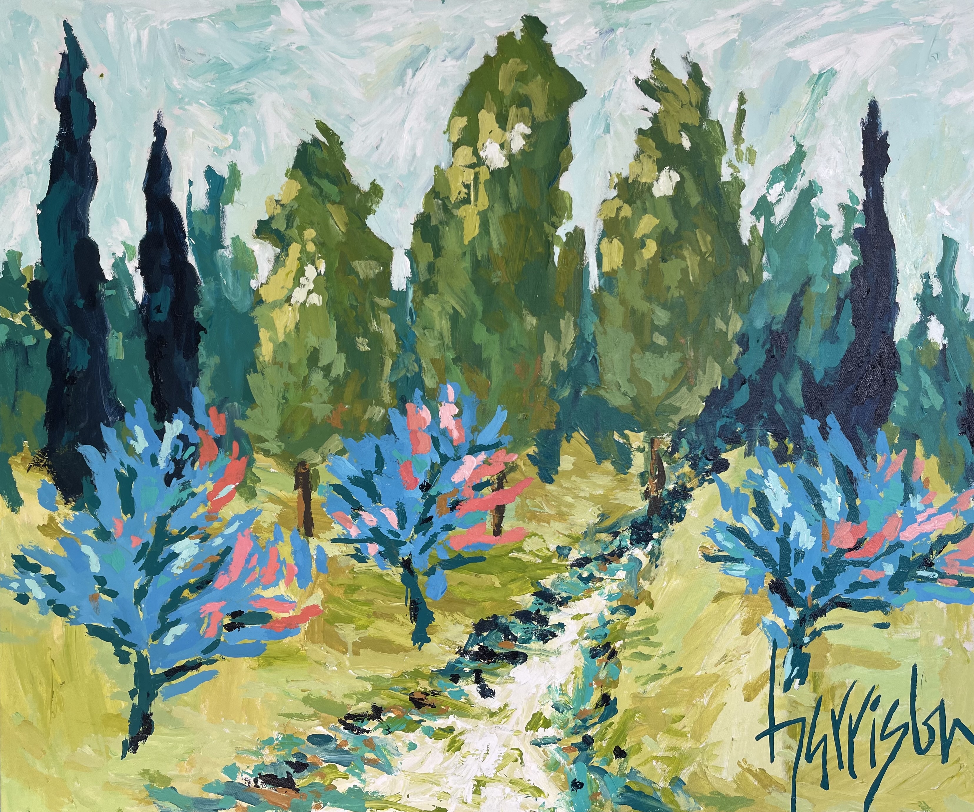 HOLIDAYS IN PROVENCE 13 - 36"w x 30"h 