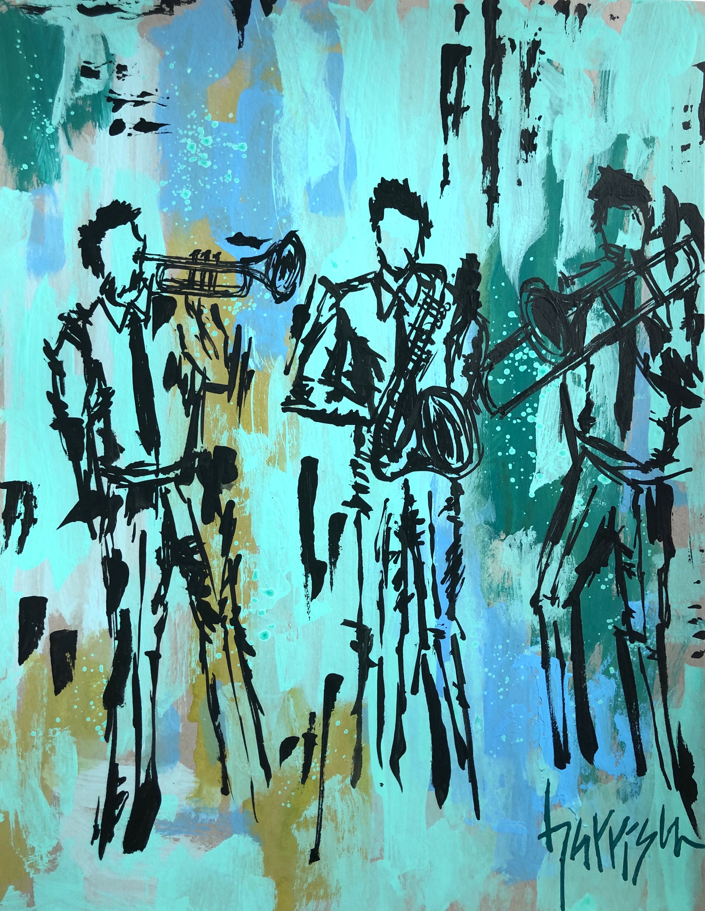 DON'T STOP THE MUSIC 11" x 14"