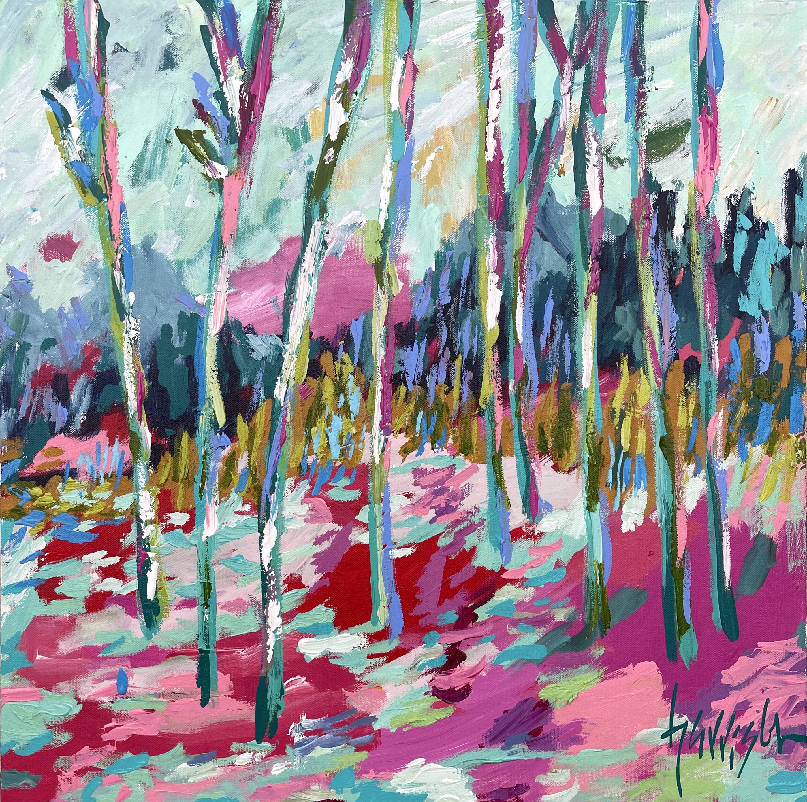 MOUNTAIN AIR 1 - 24"w x 24"h