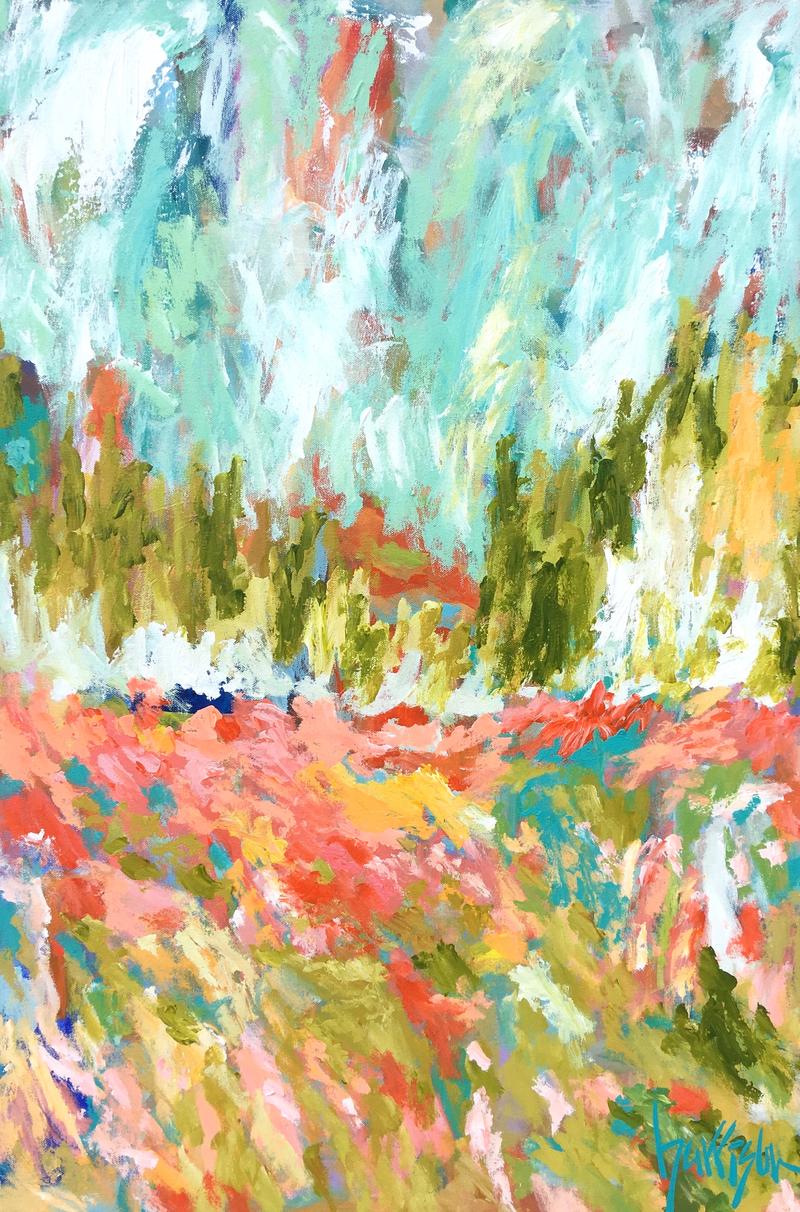 GLOW OFF THE TREES 24x36