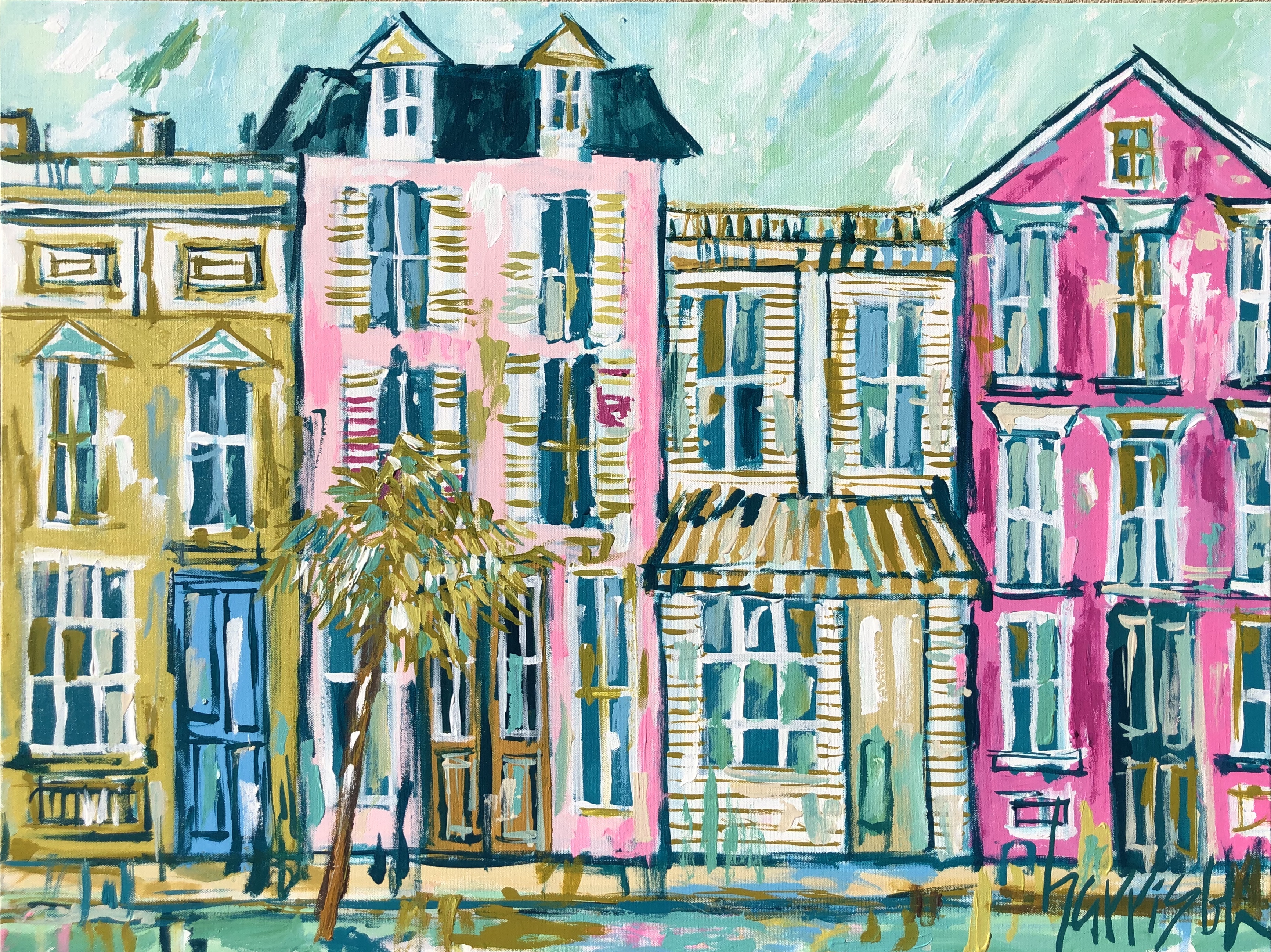 ALMOST TO THE BATTERY 30x40