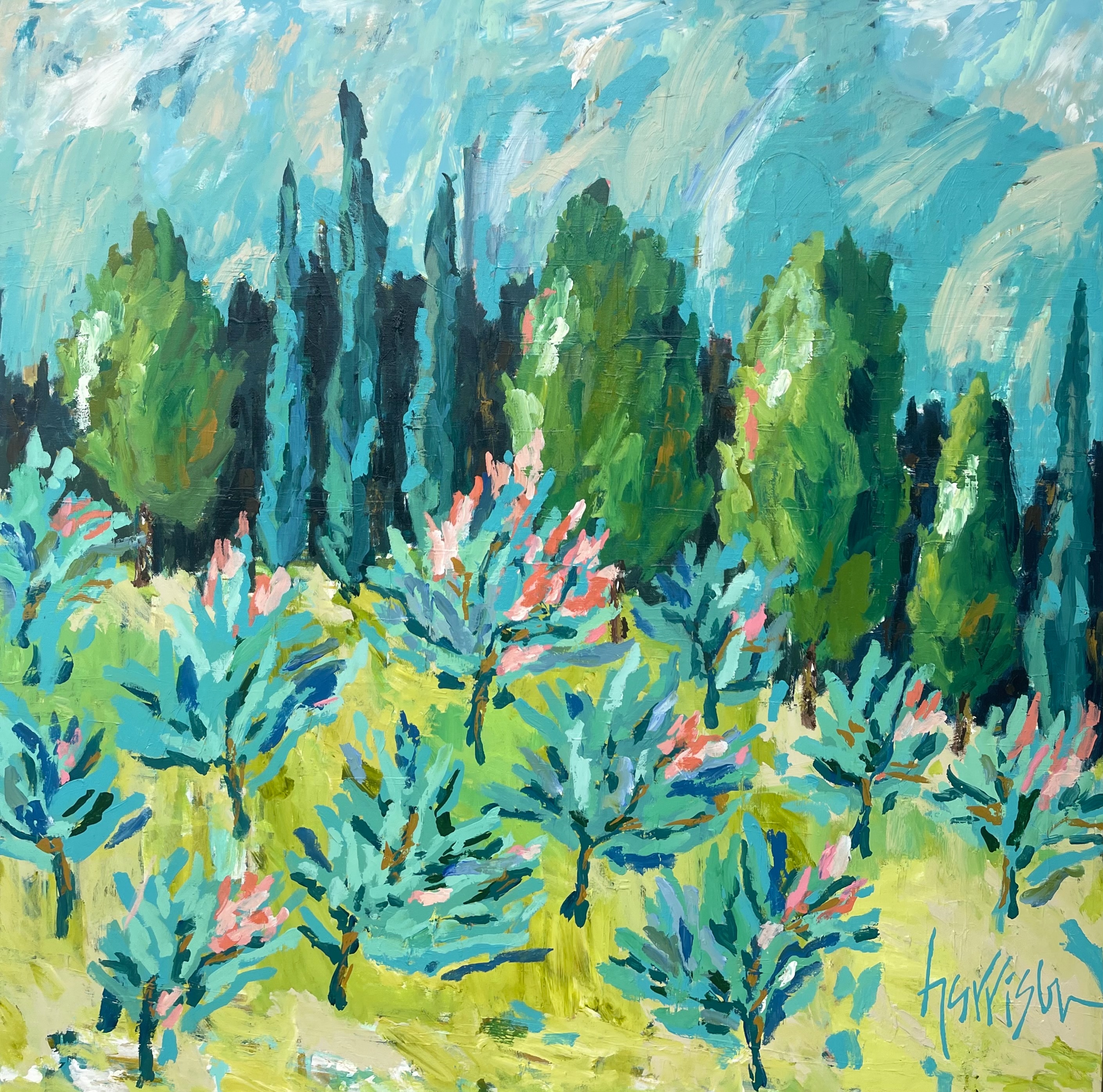 CLEAR SKIES 12 - 48"w x 48"h