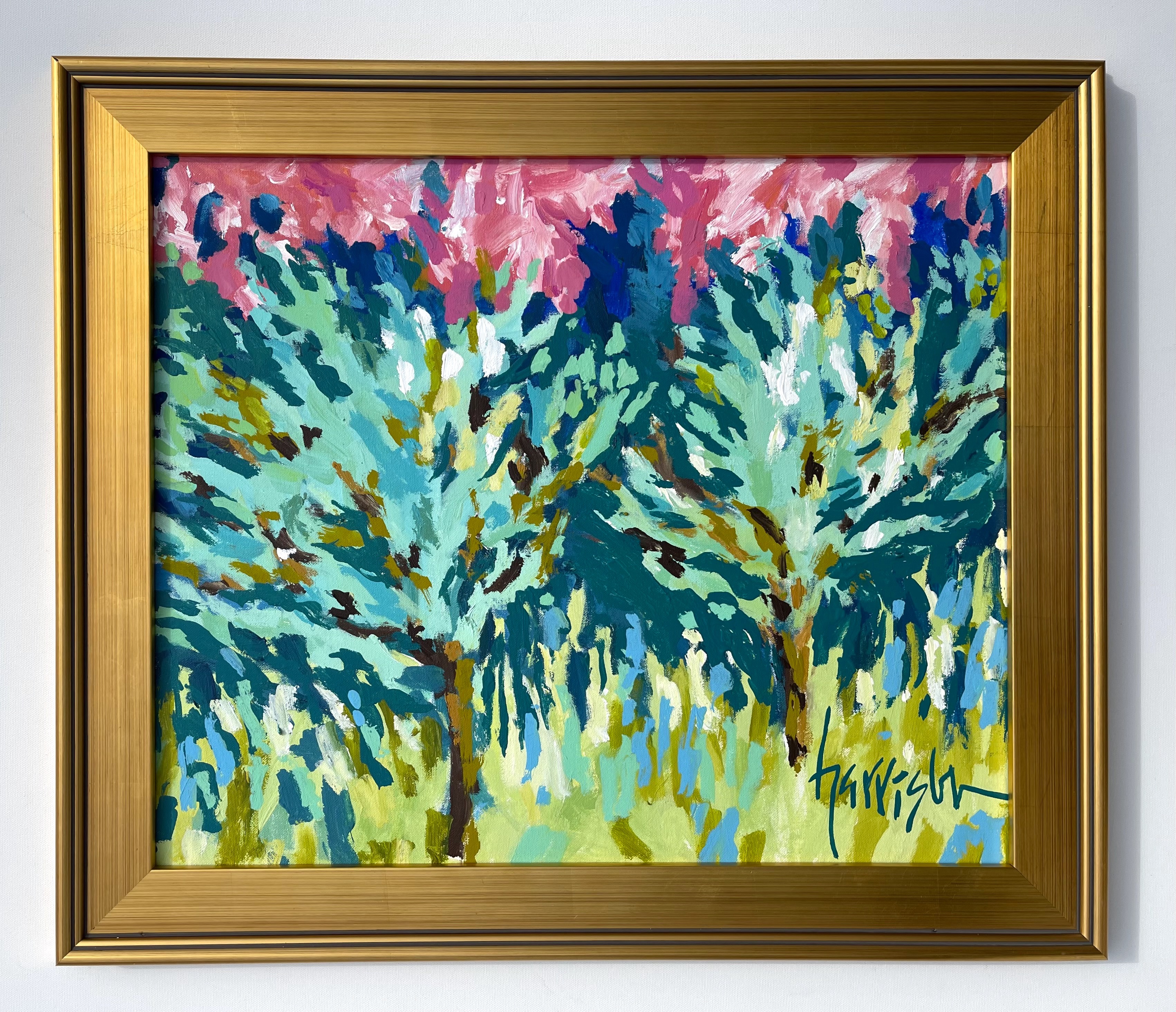 HOLIDAYS IN PROVENCE 9 - 29.5"w x 25.5"h framed