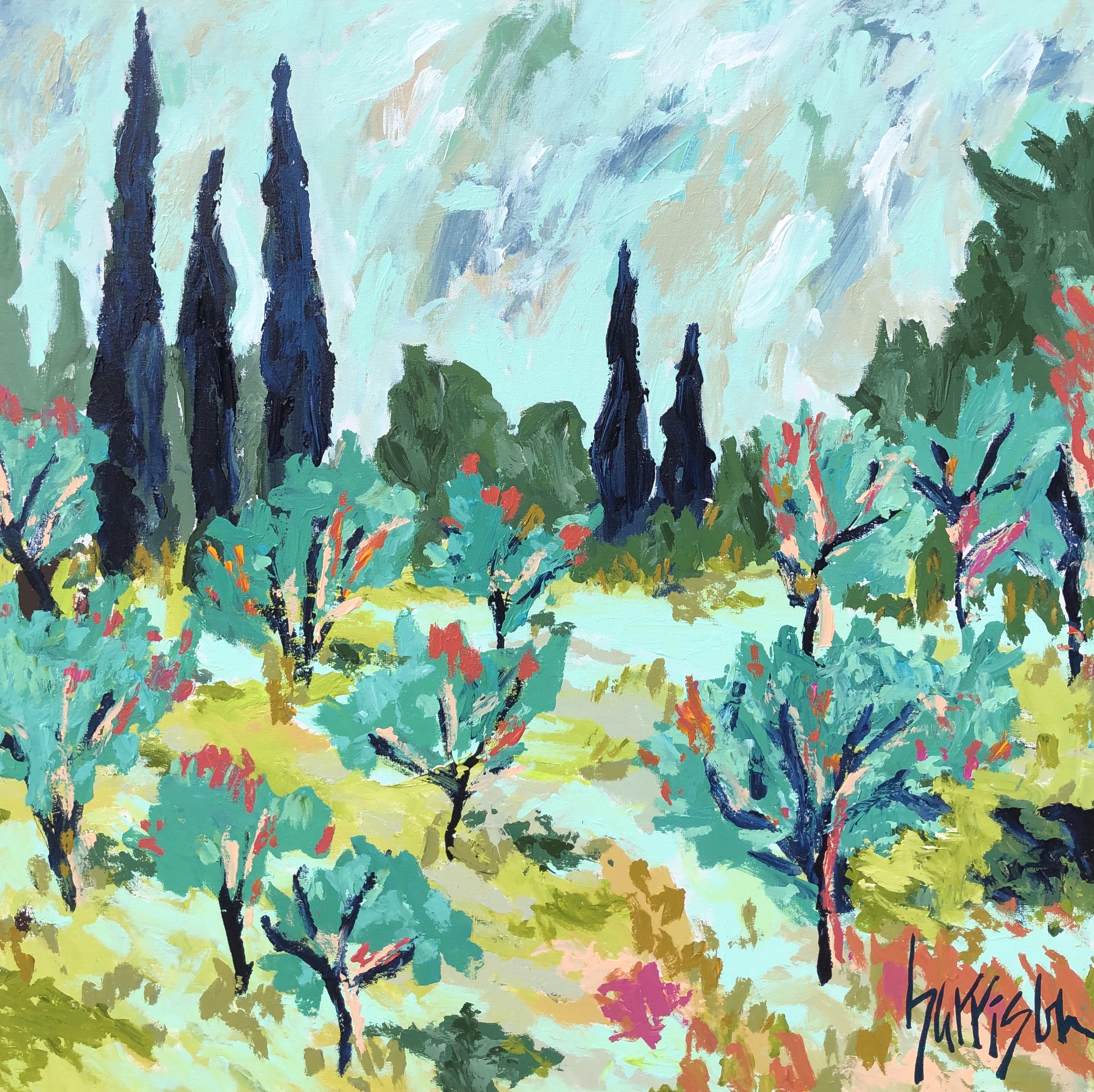 FIELDS OF PROVENCE 3 - 36x36