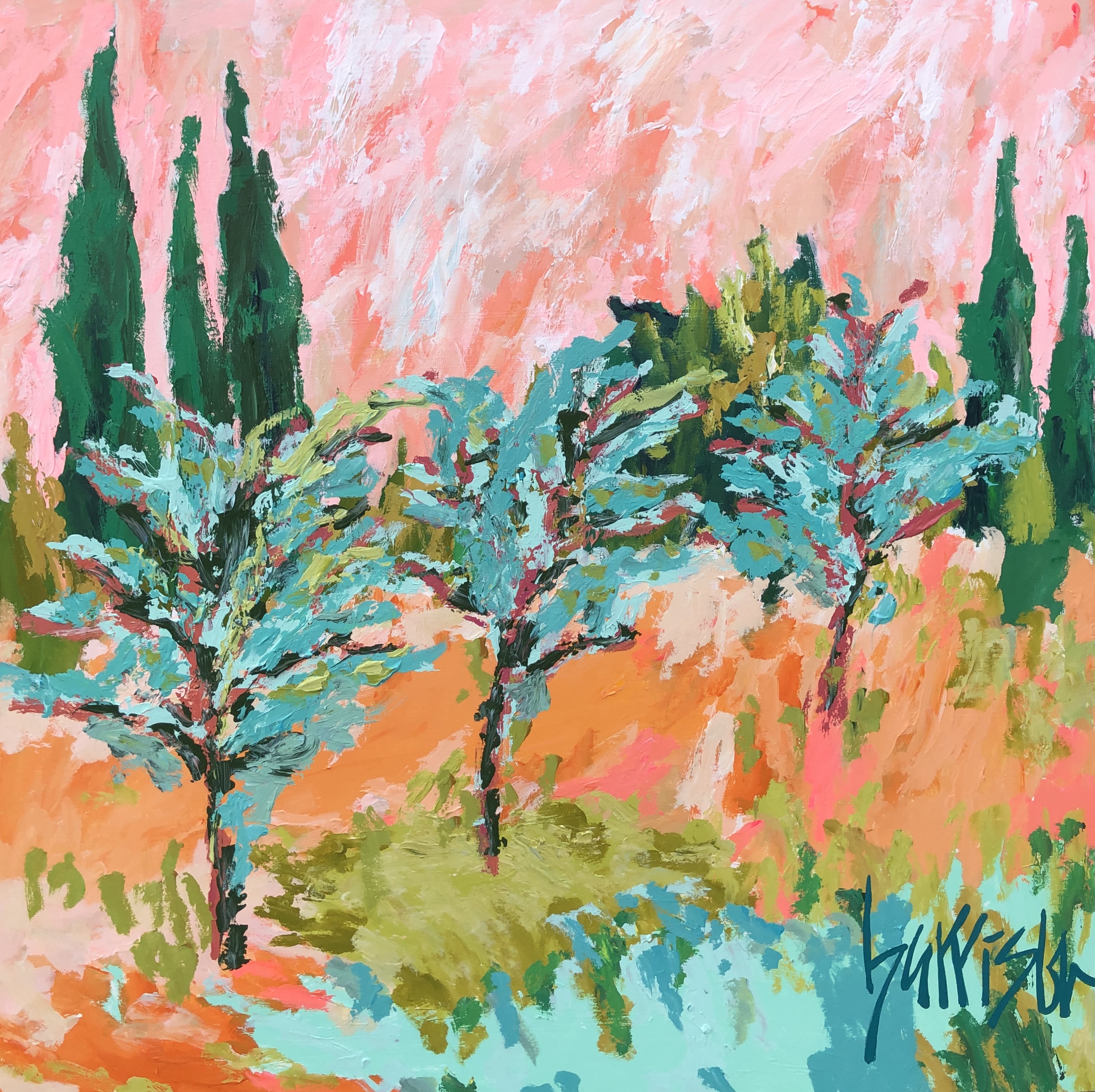 FIELDS OF PROVENCE 6 - 36x36 