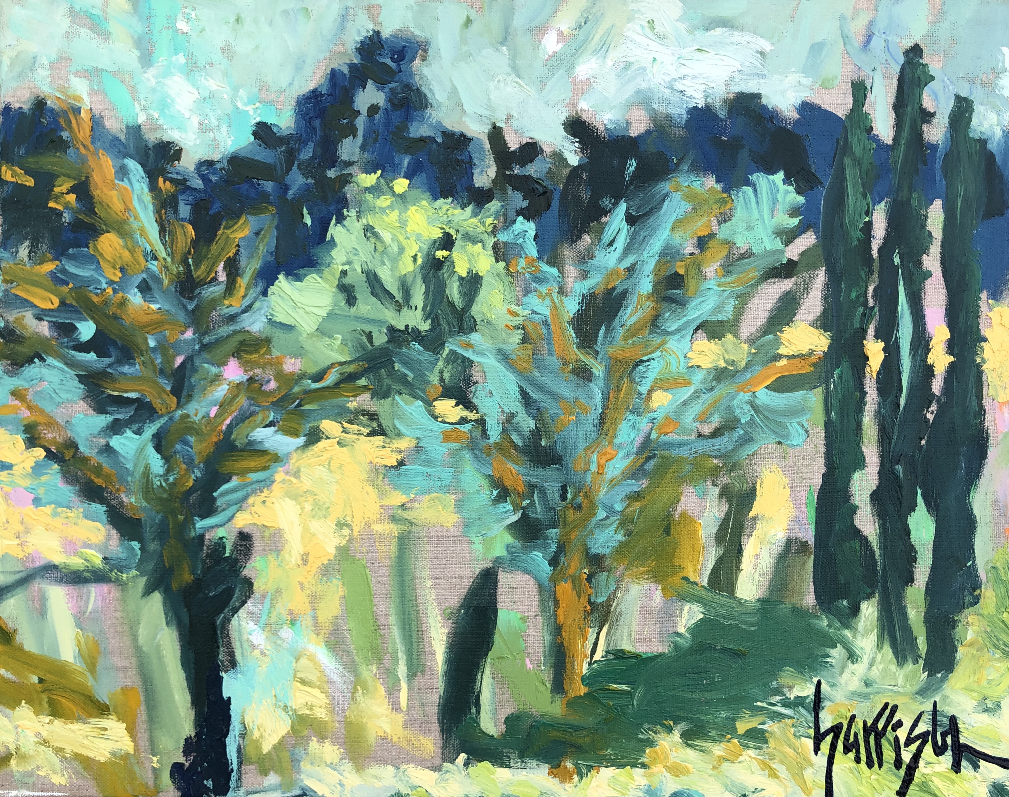 IN THE FIELDS OF VAN GOGH - 16x20