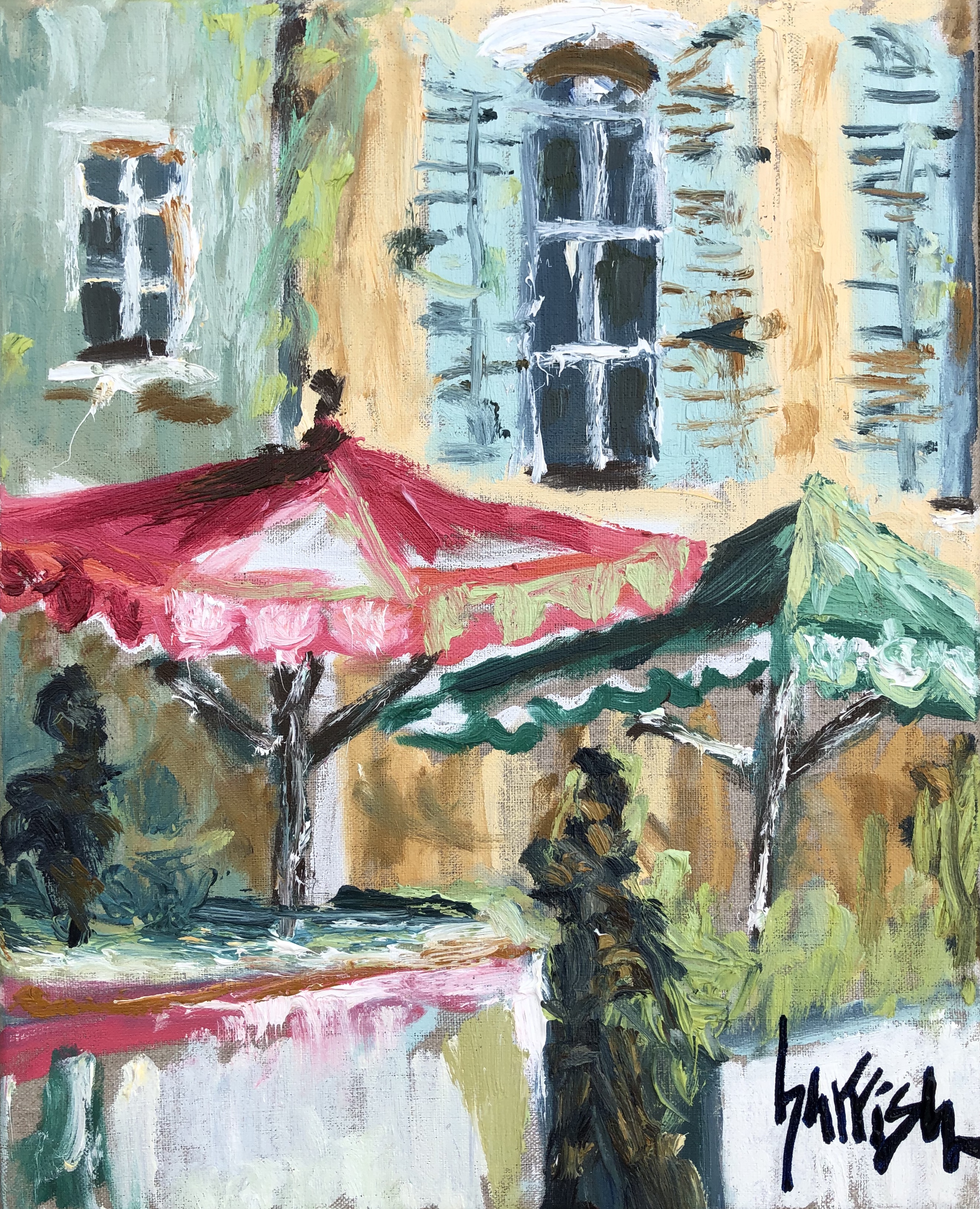 UNDER THE UMBRELLAS OF AIX EN PROVENCE 2 - 13x16