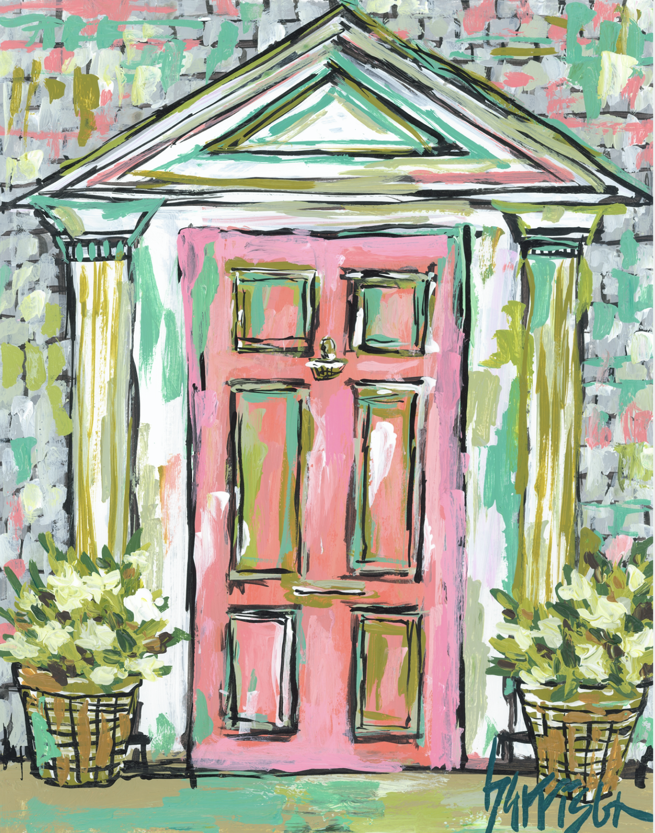 Nantucket Door 1 Print