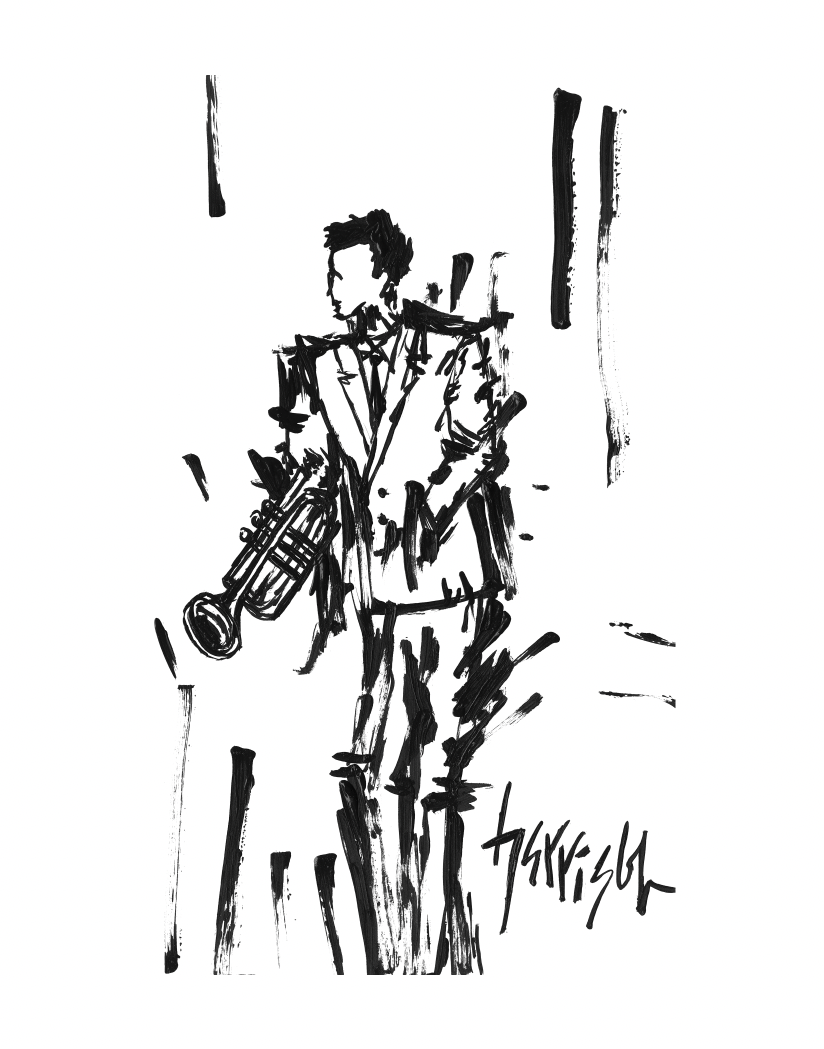 TRUMPET PRINT - 11x14