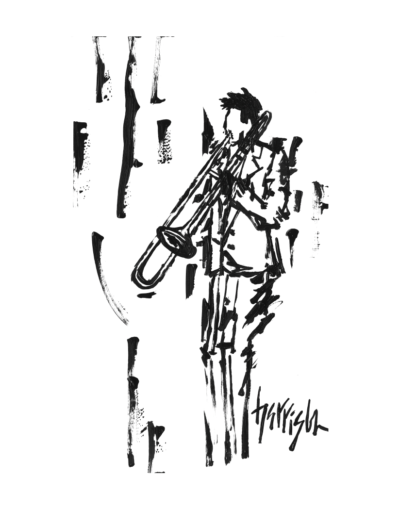 TROMBONE PRINT - 11x14